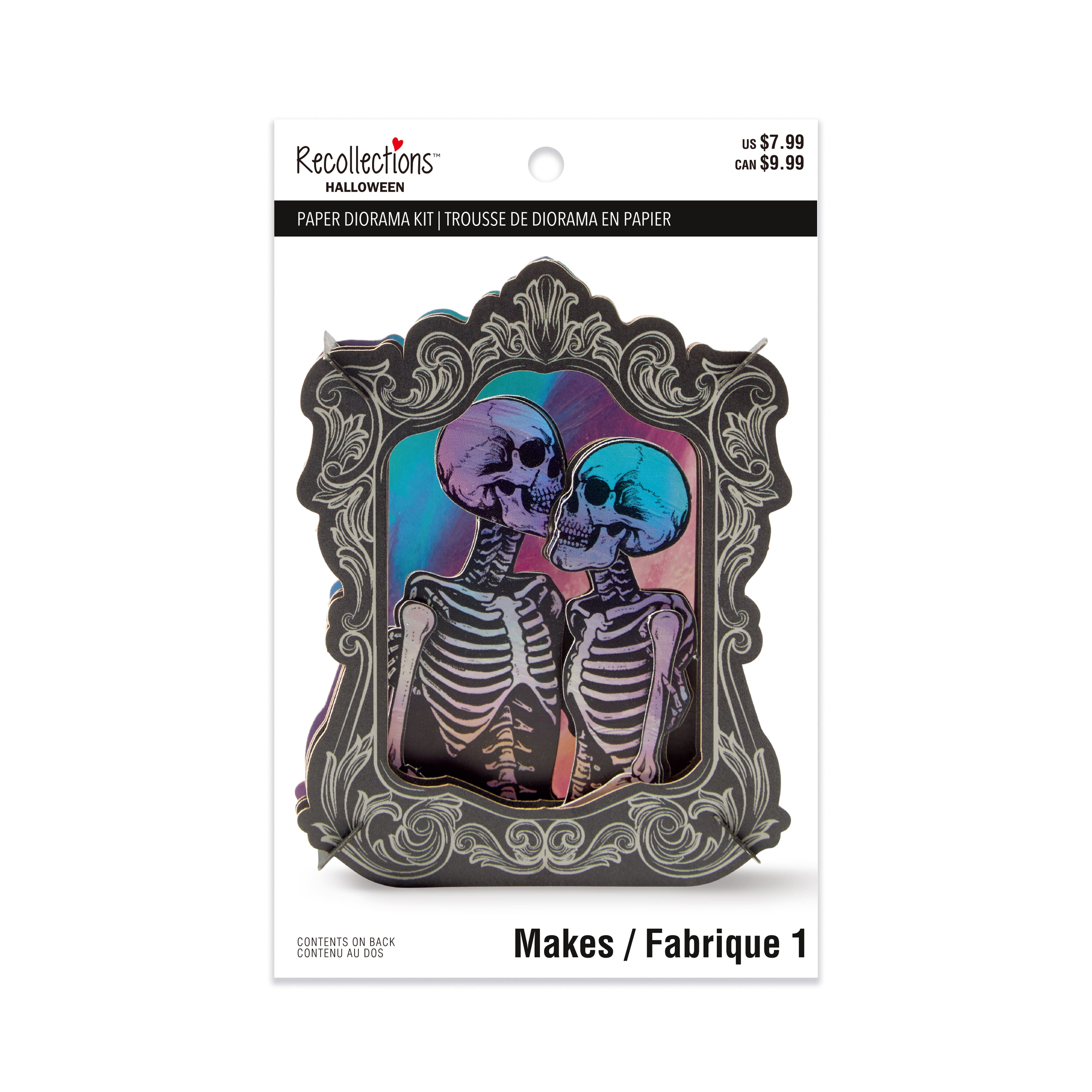 Skeleton Lovers Paper Diorama Kit by Recollections&#x2122;
