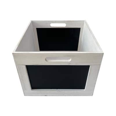 Home-X - Small Nesting and Stackable Storage Bins, Set of 3 (Storage Area  10L x 8W x 5.75H)