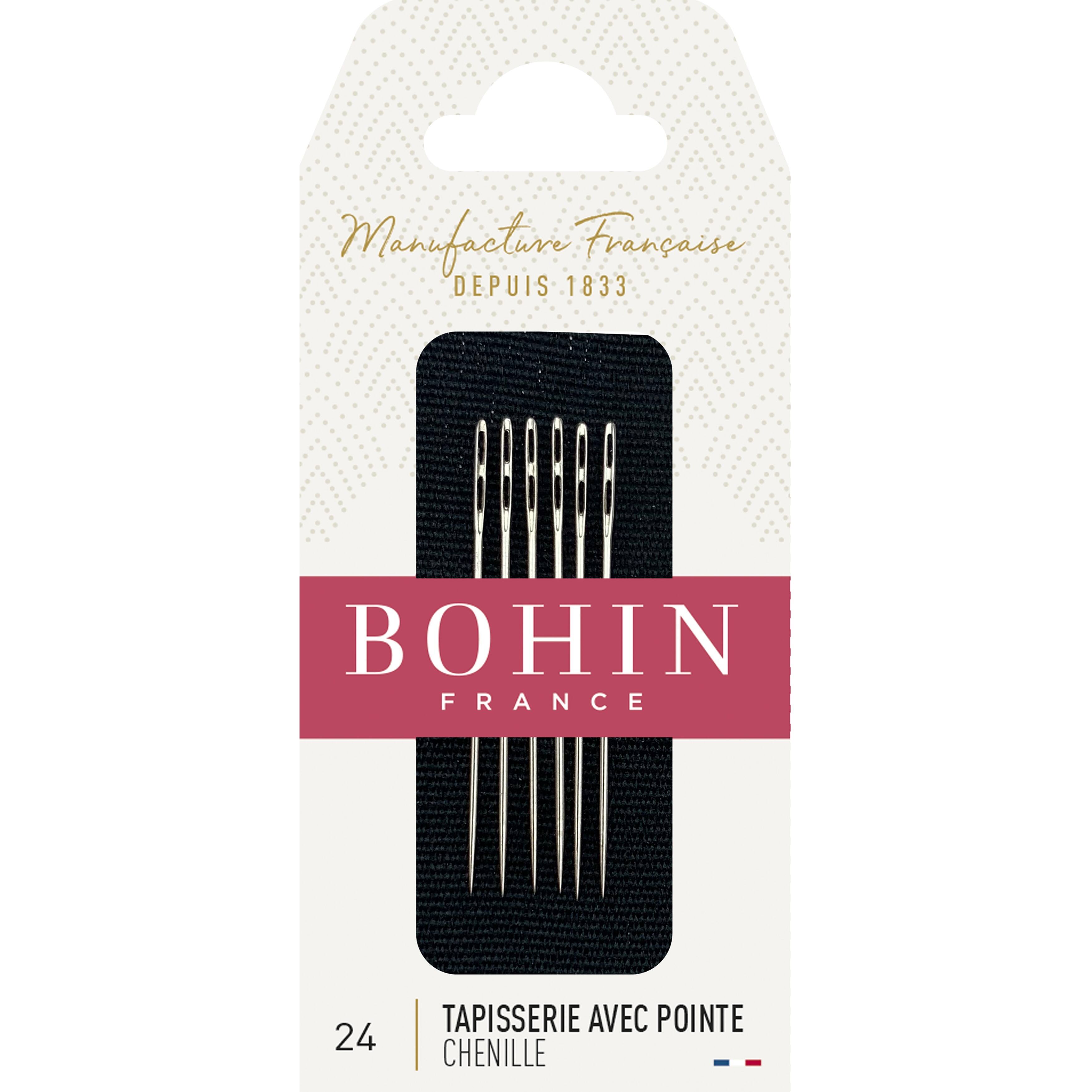 Bohin Double Eye Chenille Size 24 Hand Needles, 6ct.