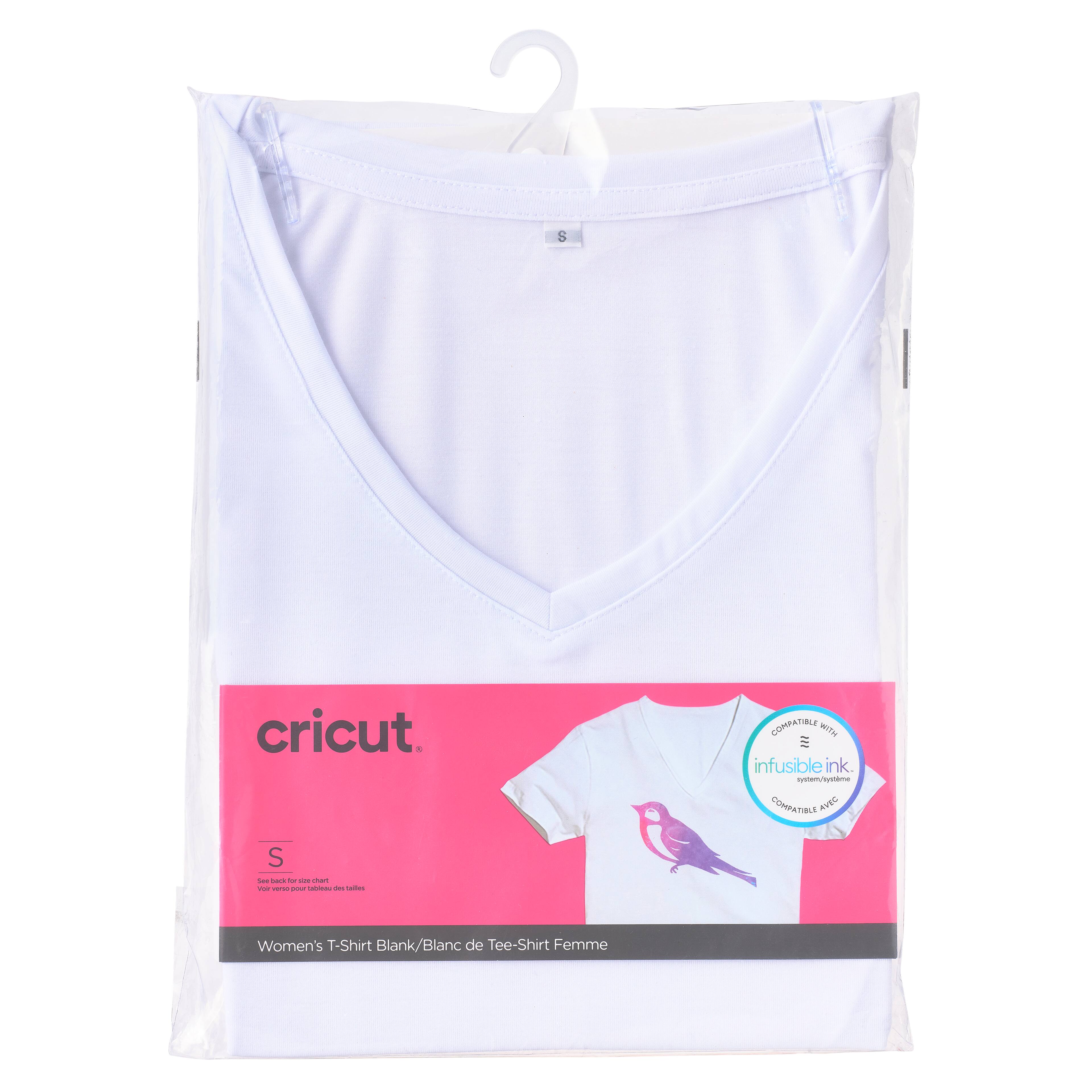 6 Pack: Cricut&#xAE; Women&#x27;s Blank V-Neck T-Shirt