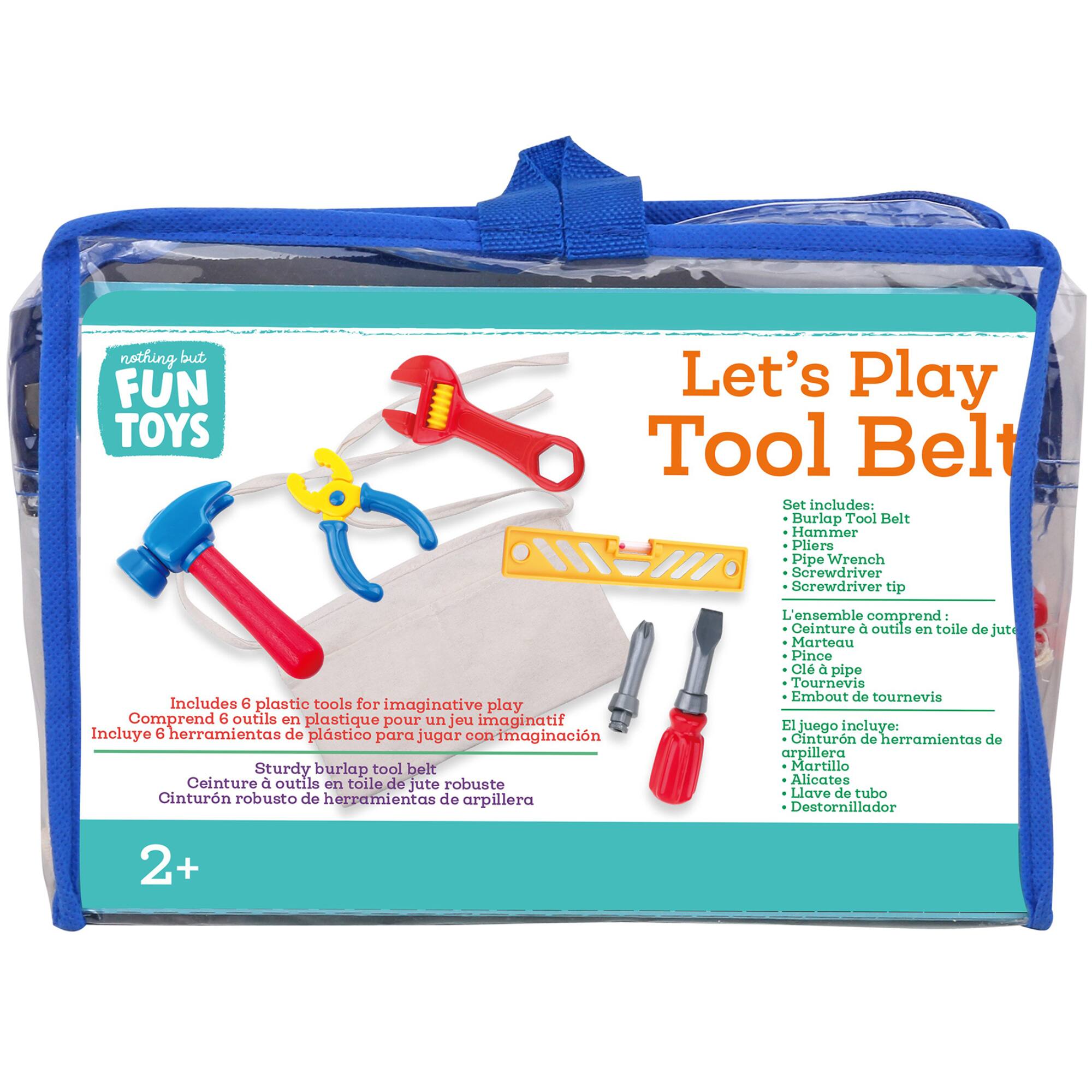 Nothing But Fun Toys Let's Play Tool Belt Playset