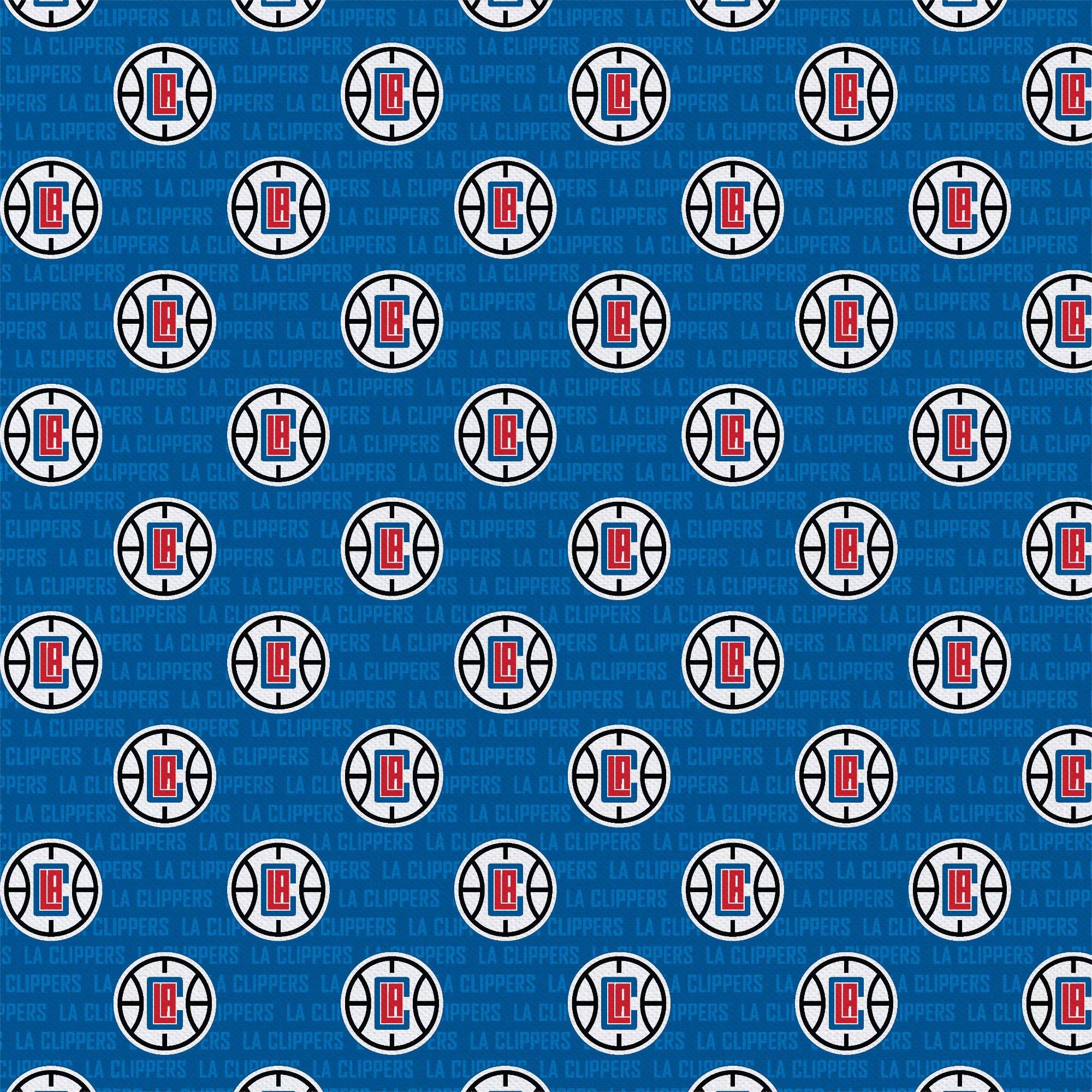 Camelot Fabrics NBA Los Angeles Clippers Cotton Precut Fabric Bundle