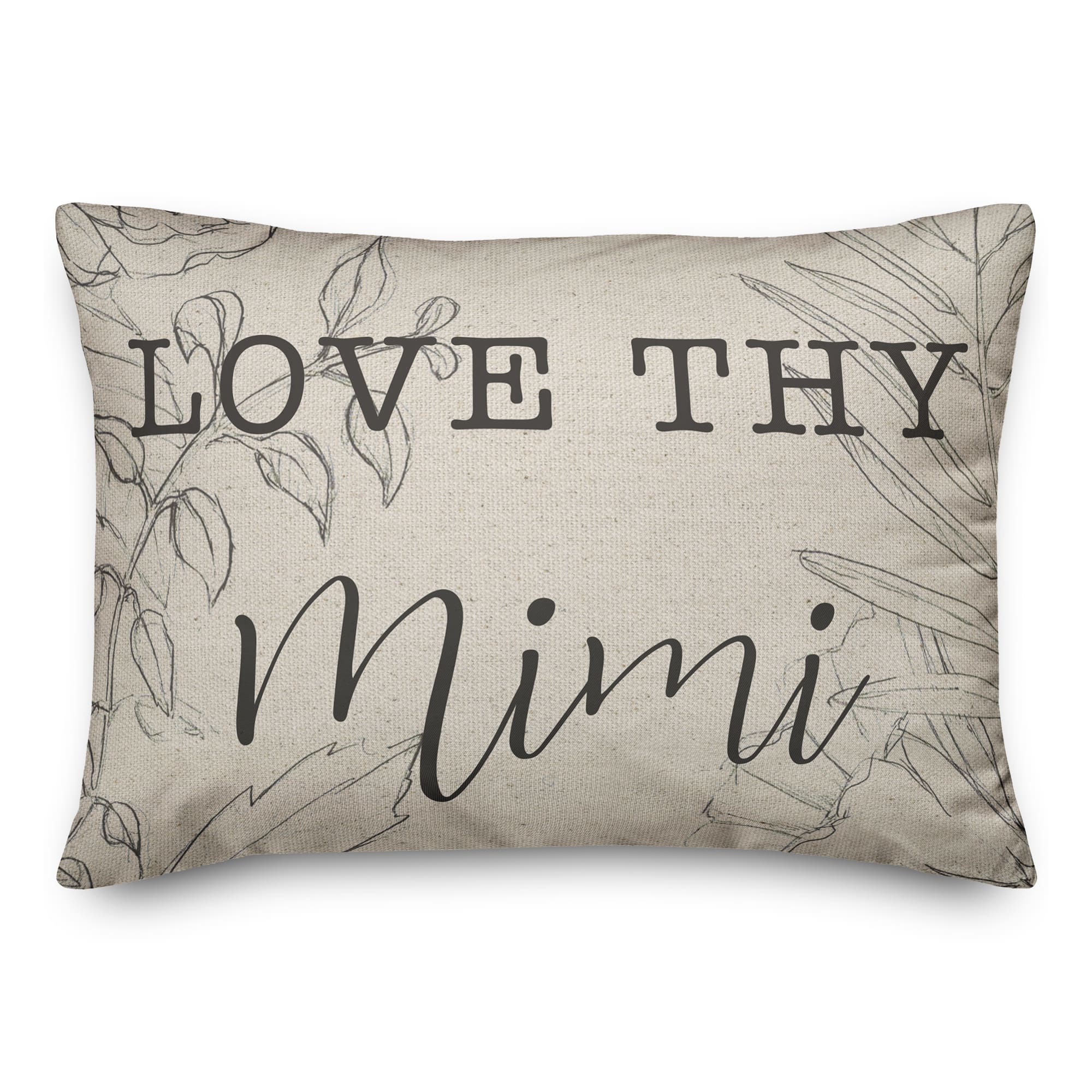 Love Thy Mimi Throw Pillow
