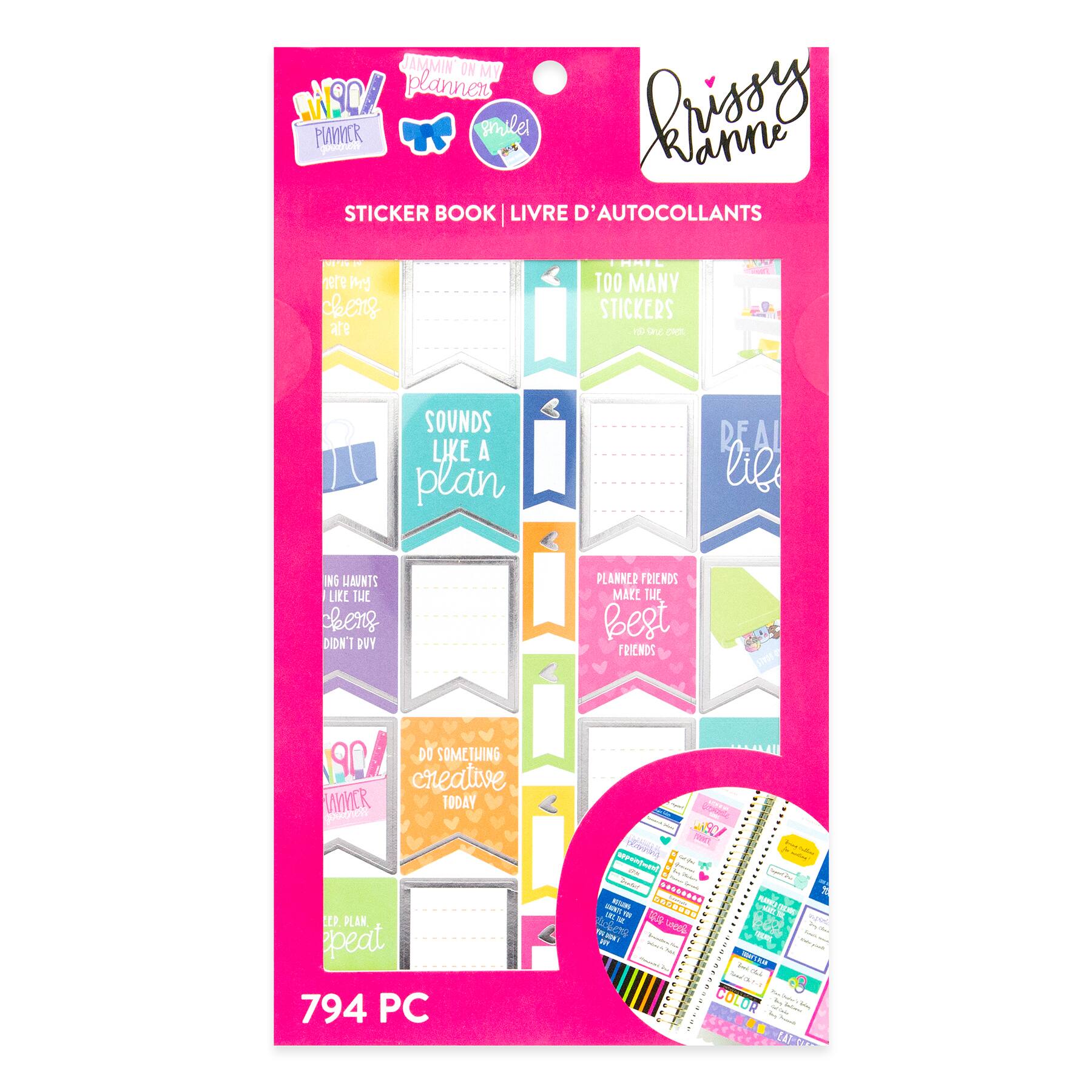 Krissyanne Designs® Crafting Time Sticker Book | Organization & Labels | Michaels krissyanne designs