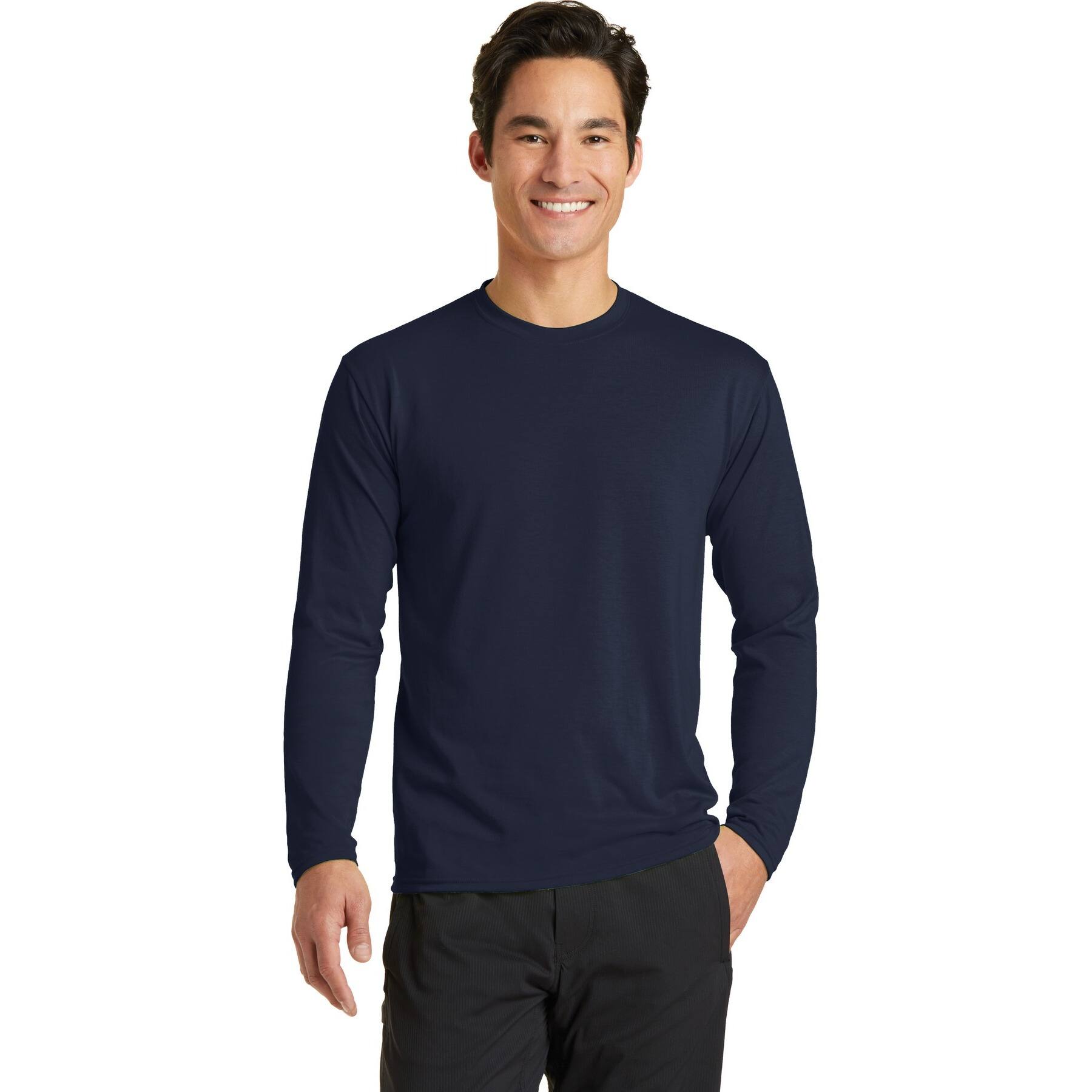 Port & Company® Long Sleeve Performance Blend T-Shirt