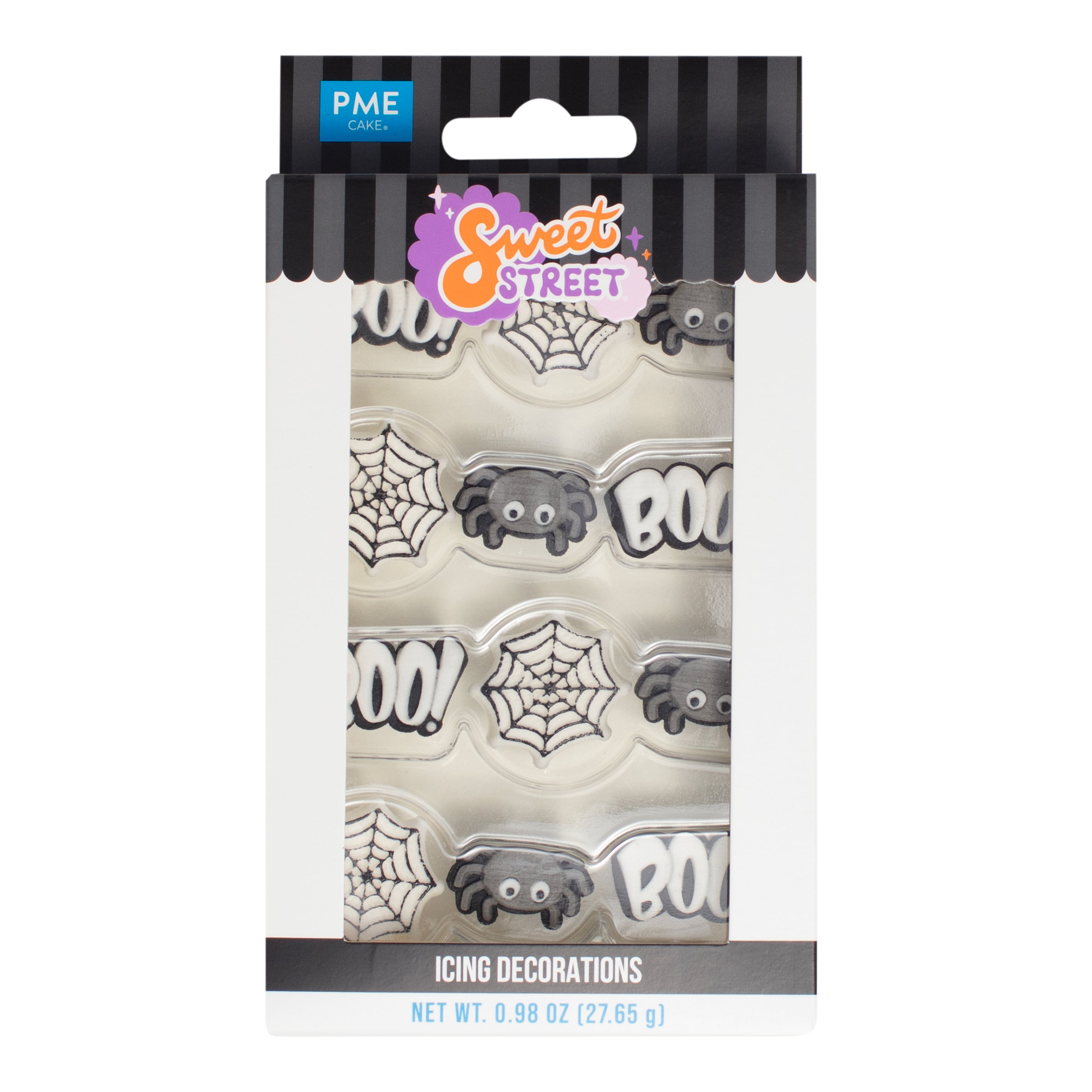 PME Cake Sweet Street® Boo & Spiders Icing Decorations