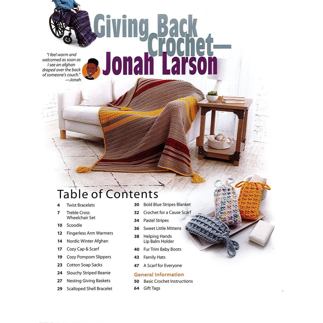 Annie&#x27;s Giving Back Crochet - Jonah Larson Book