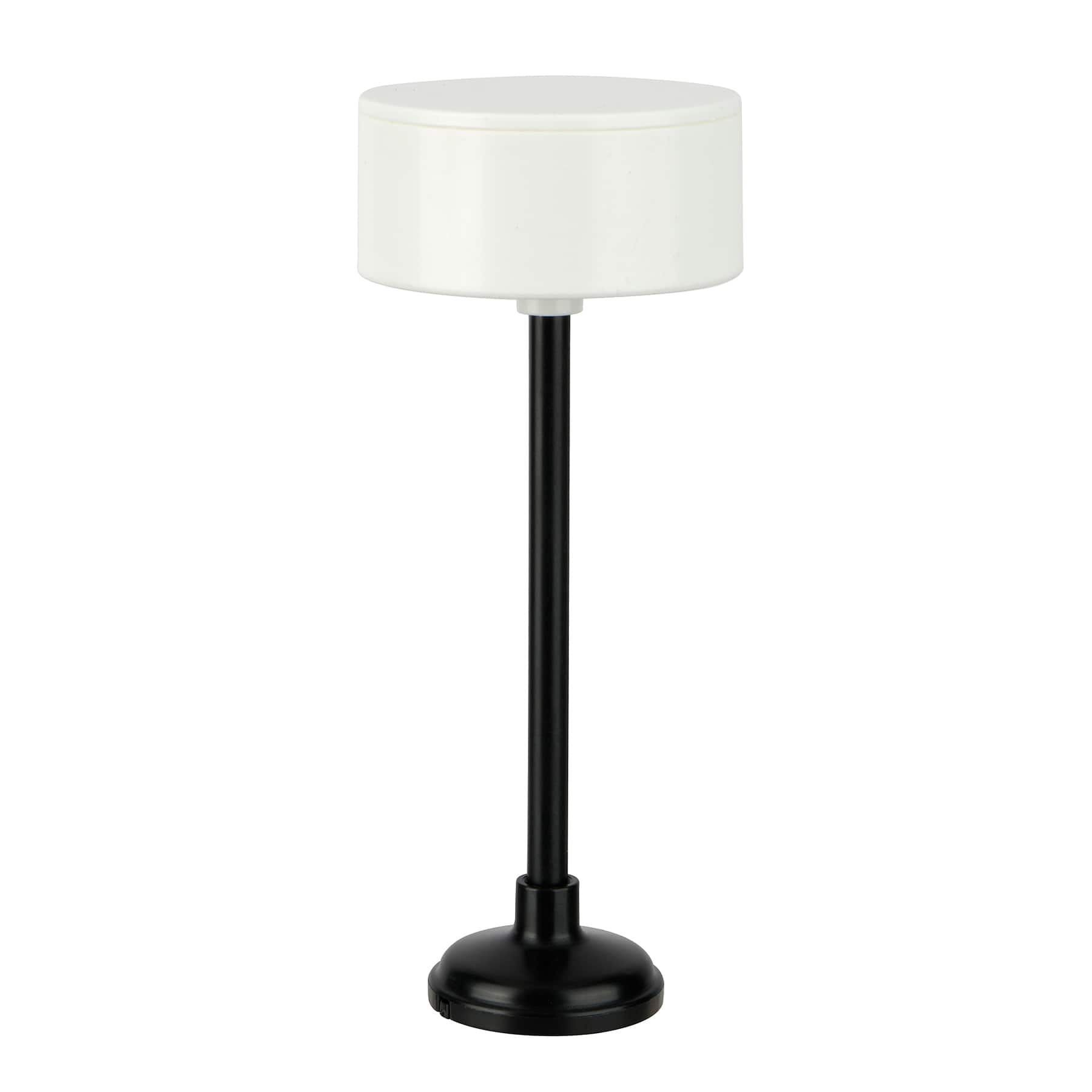 Mini Black Floor Lamp with White Shade by Make Market&#xAE;