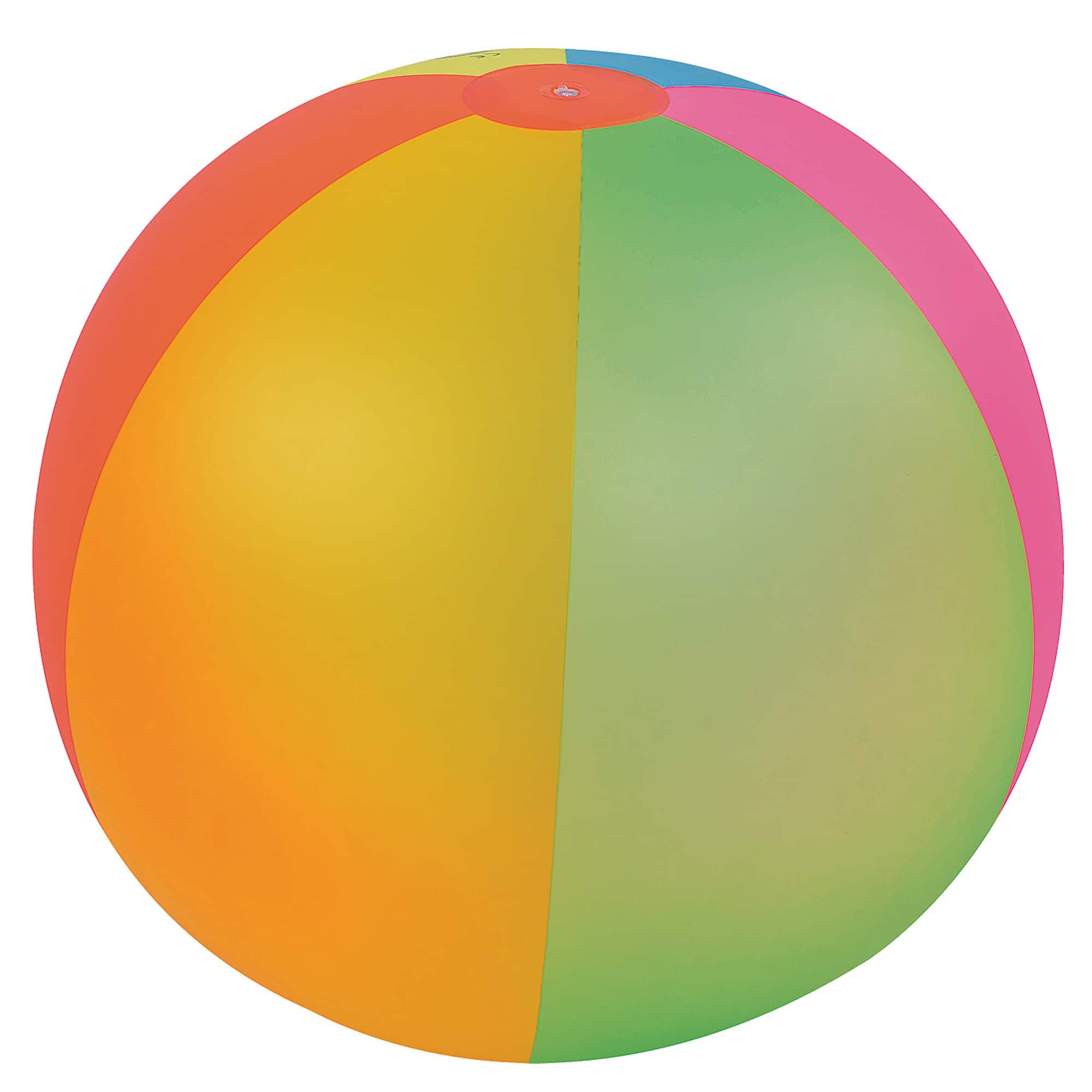 Pool Central&#xAE; 3.25ft. Inflatable 6-Panel Jumbo Beach Ball