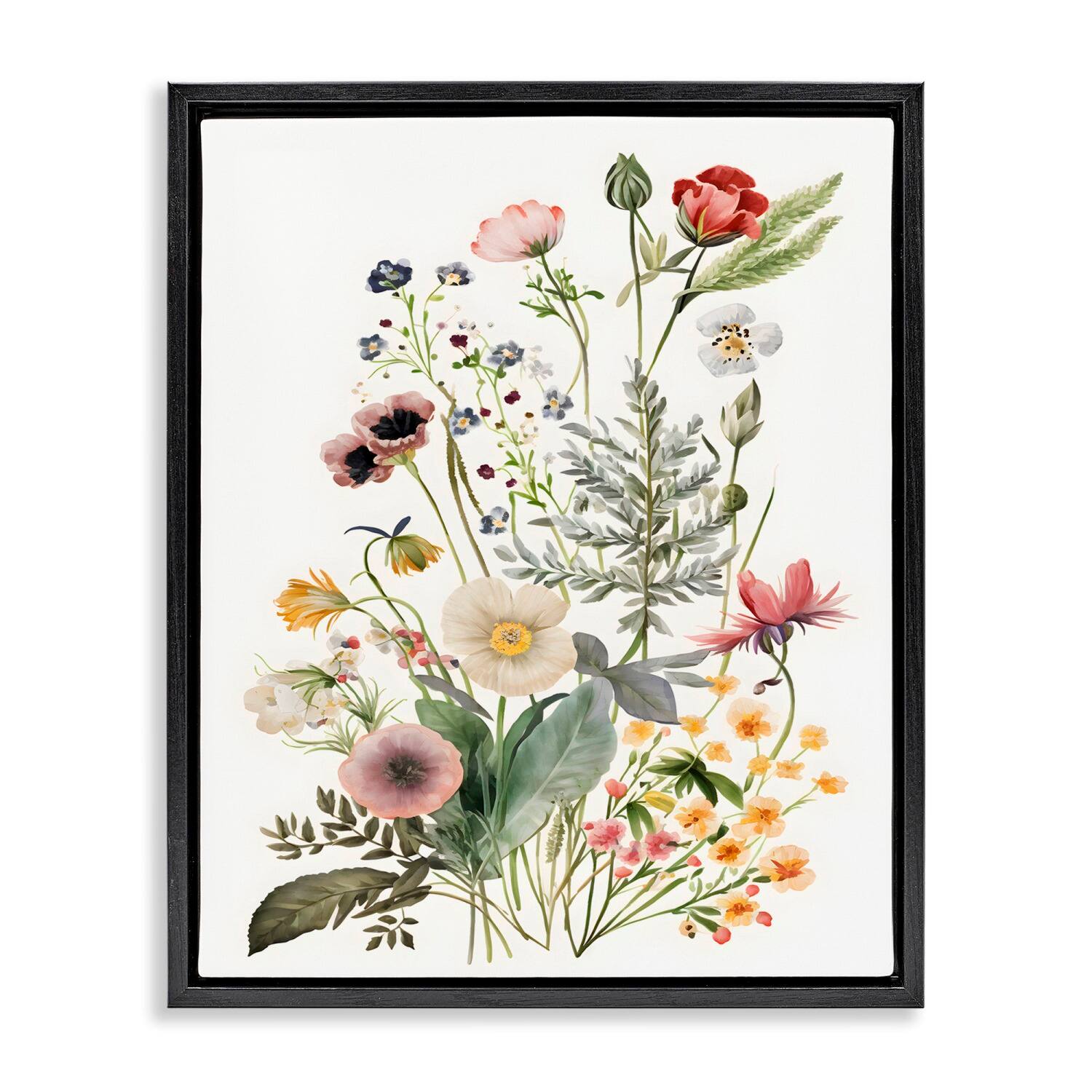 Stupell Industries Subtle Spring Blossoms Floater Framed Art