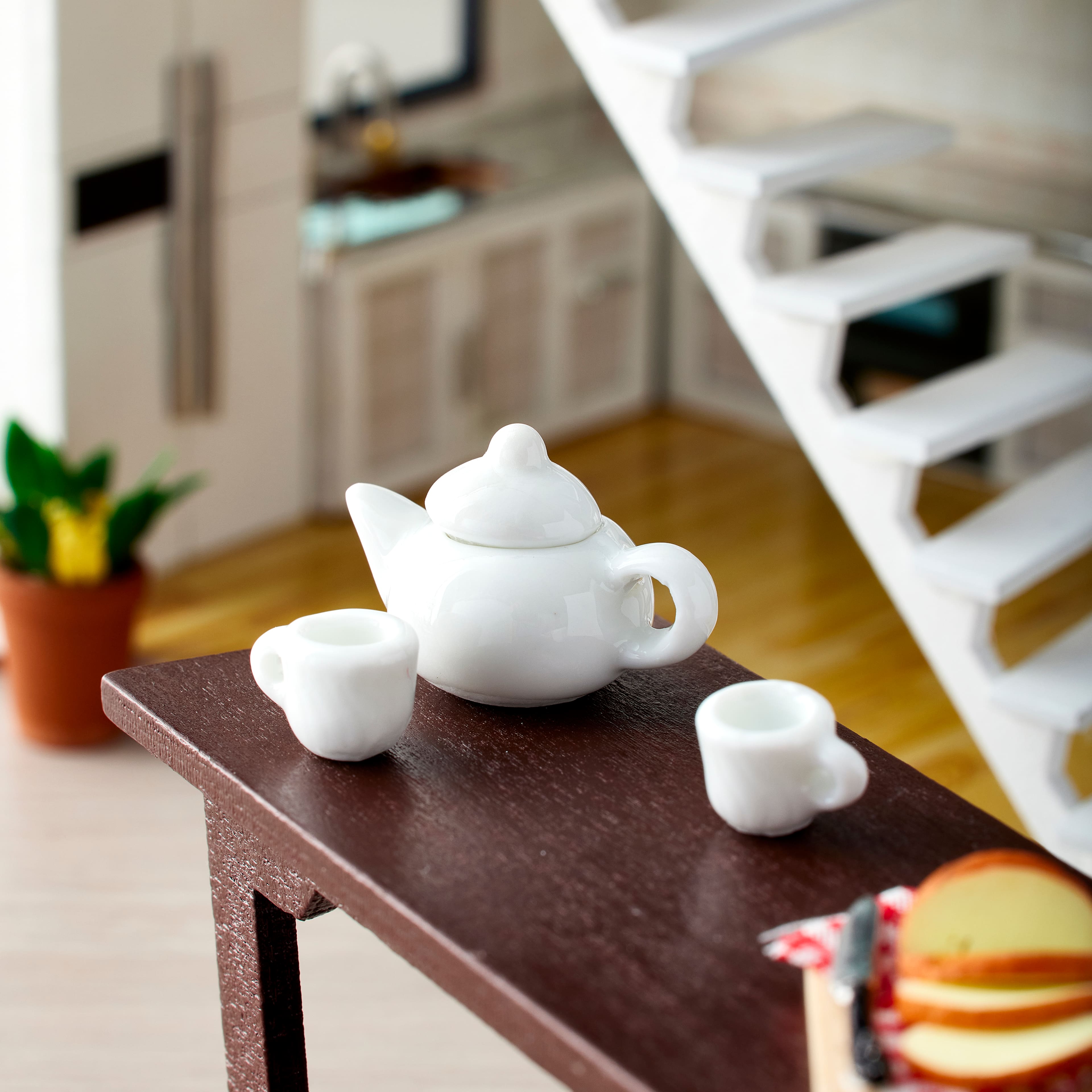 12 Pack: Mini White Tea Set by Make Market&#xAE;