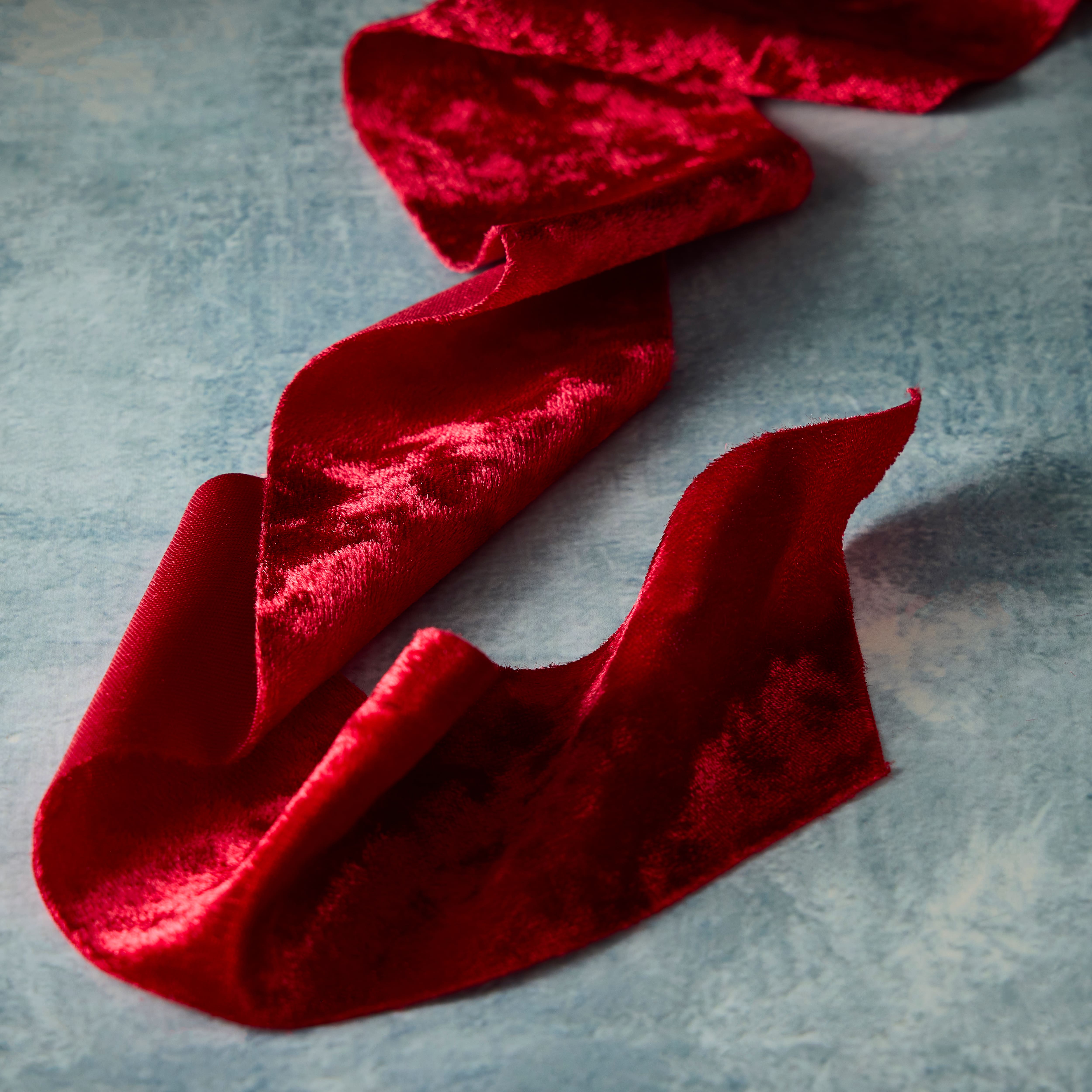 2&#x22; x 3yd. Wrinkled Velvet Ribbon by Celebrate It&#x2122; Classic