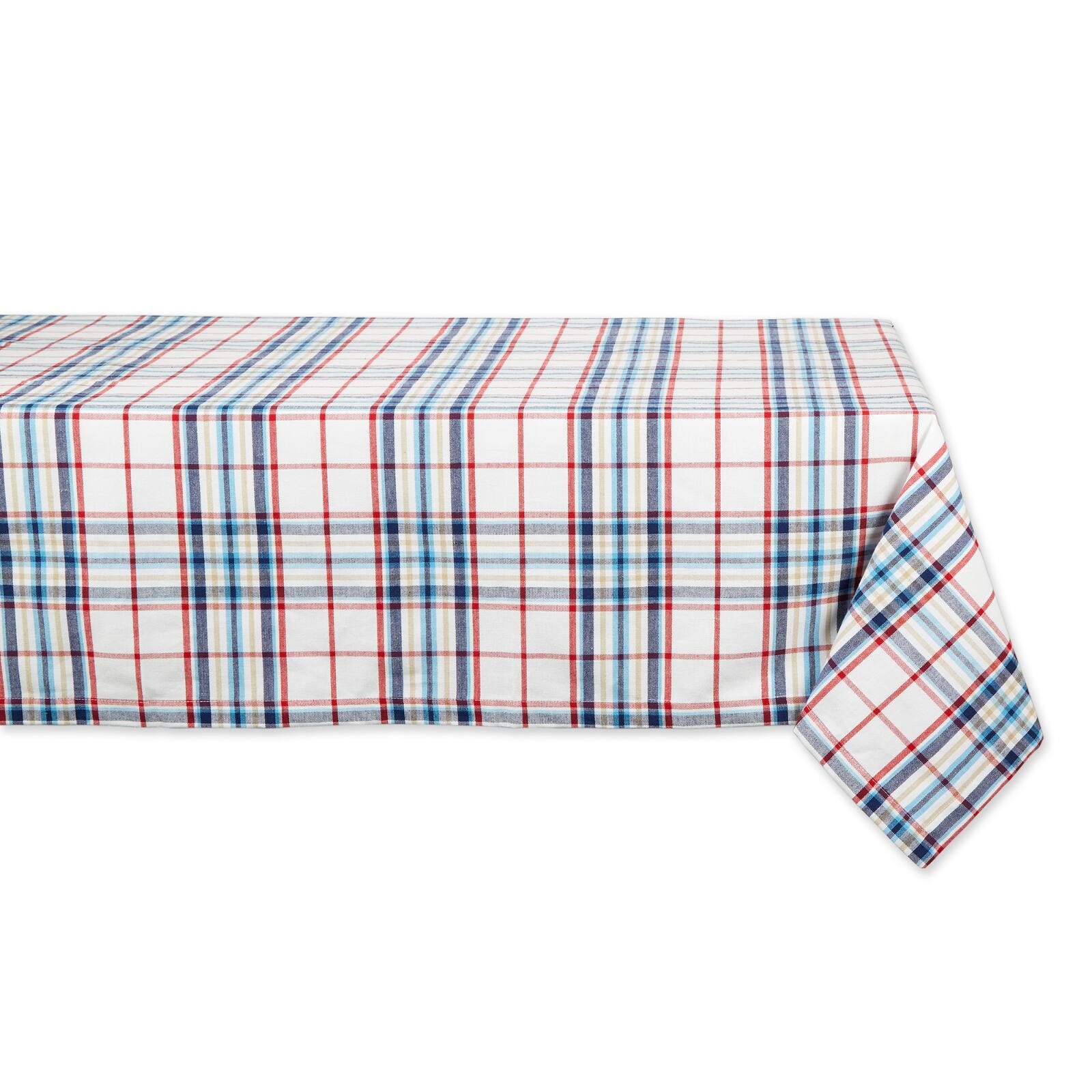 Lighthouse Plaid Tablecloth 60" x 104"