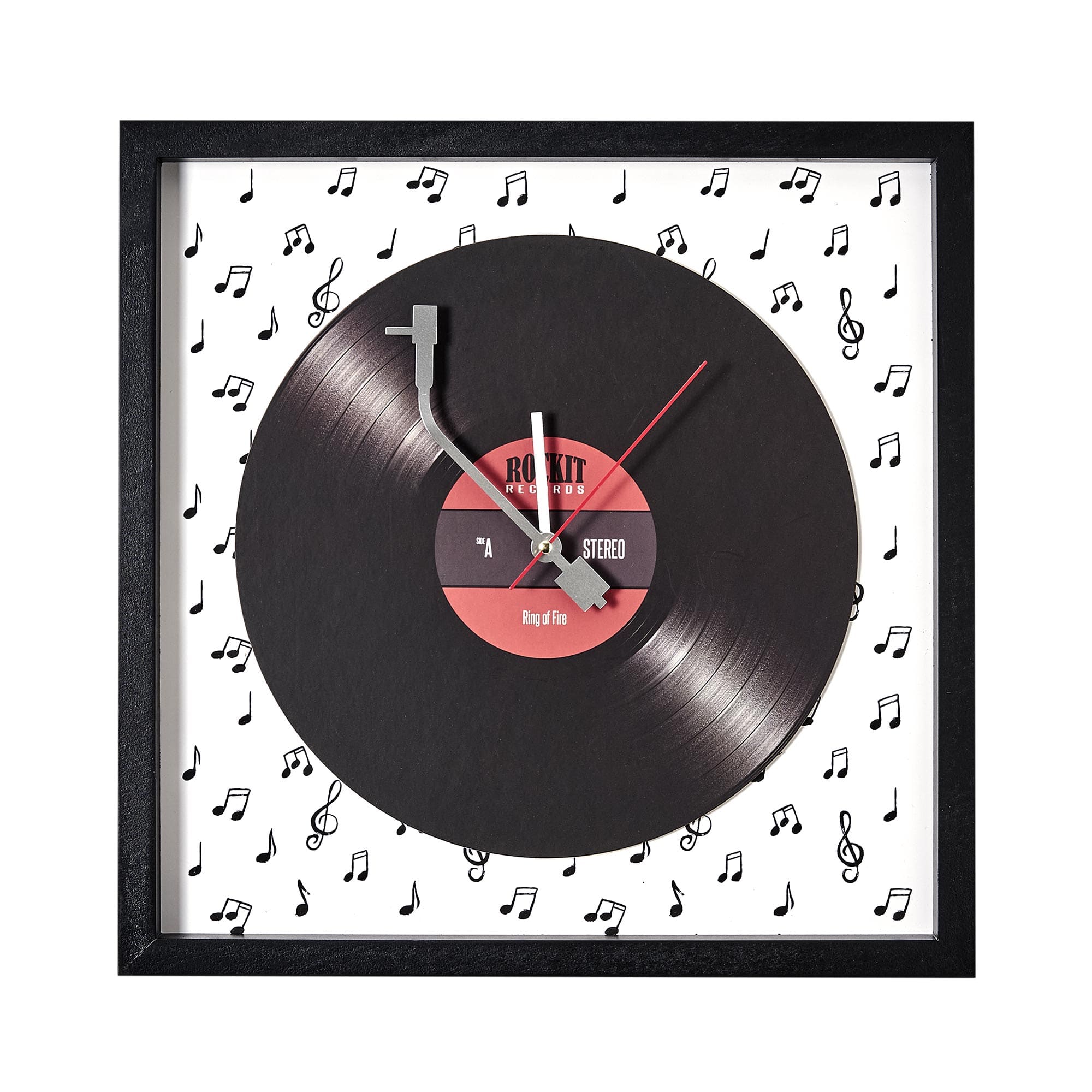 American Art Decor Framed Vinyl Wall Clock