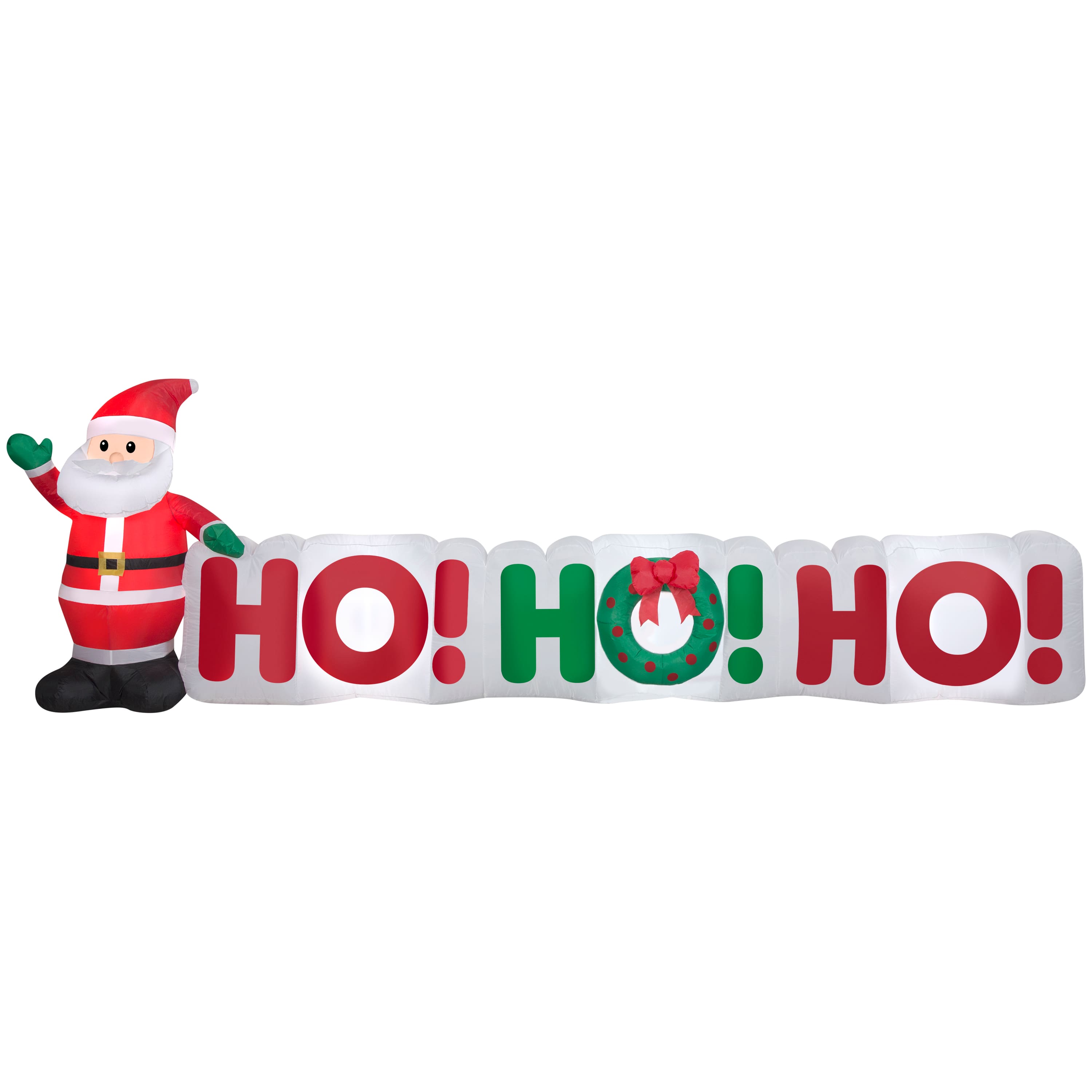 11.5ft. Airblown® Inflatable Christmas Santa & Ho! Ho! Ho! Sign