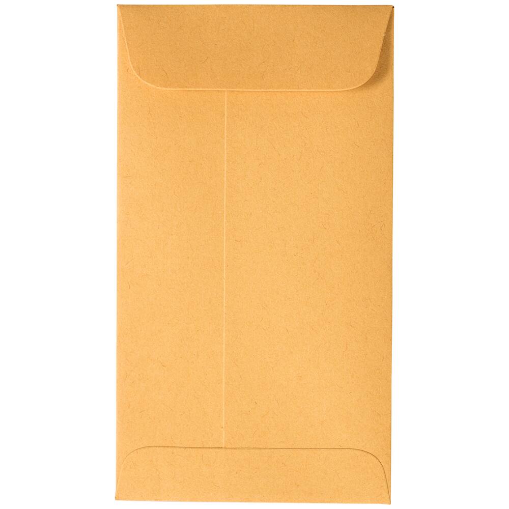 JAM Paper Brown Kraft Manila Coin Business Recycled Envelopes