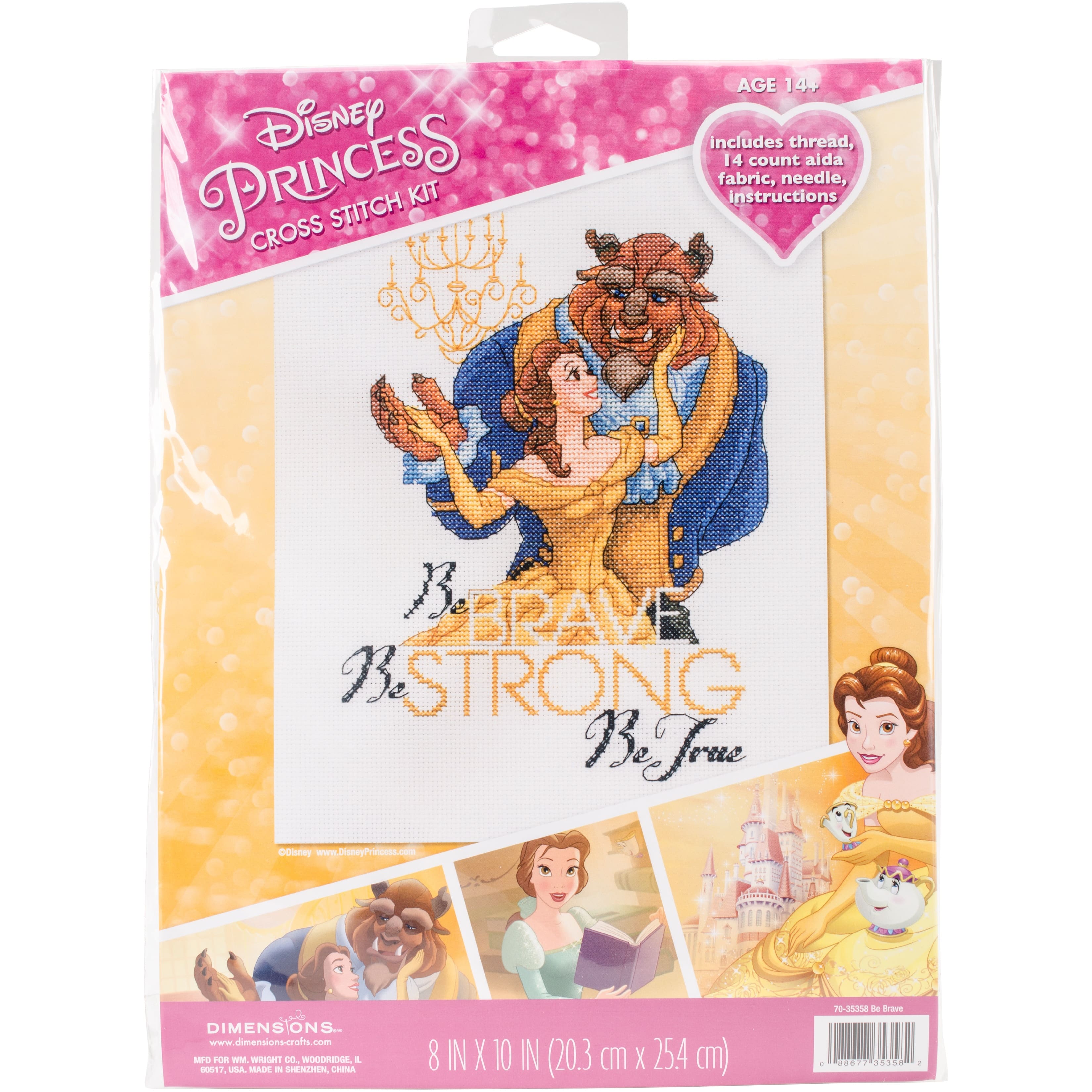 Dimensions® Be Brave Disney Counted Cross Stitch Kit