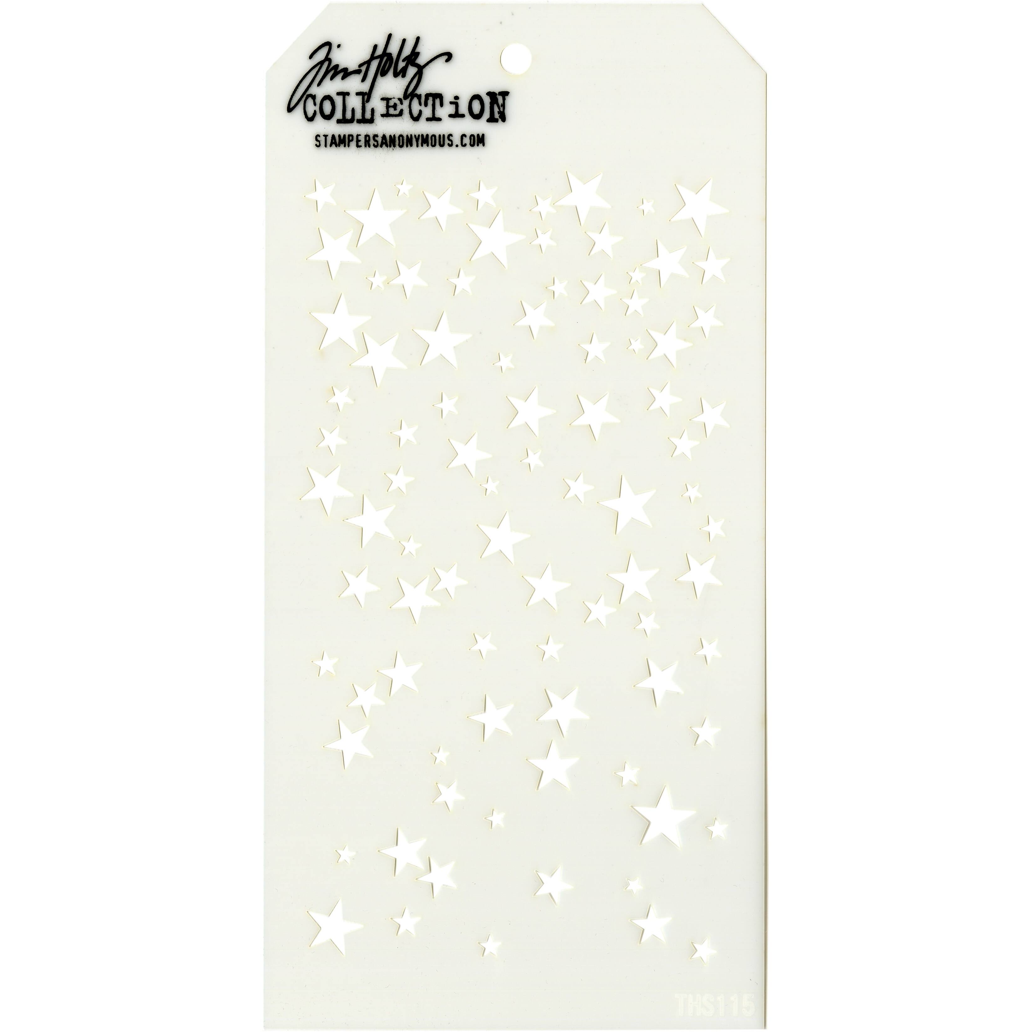 Stampers Anonymous Tim Holtz® Falling Stars Layered Stencil, 4" x 8.5"