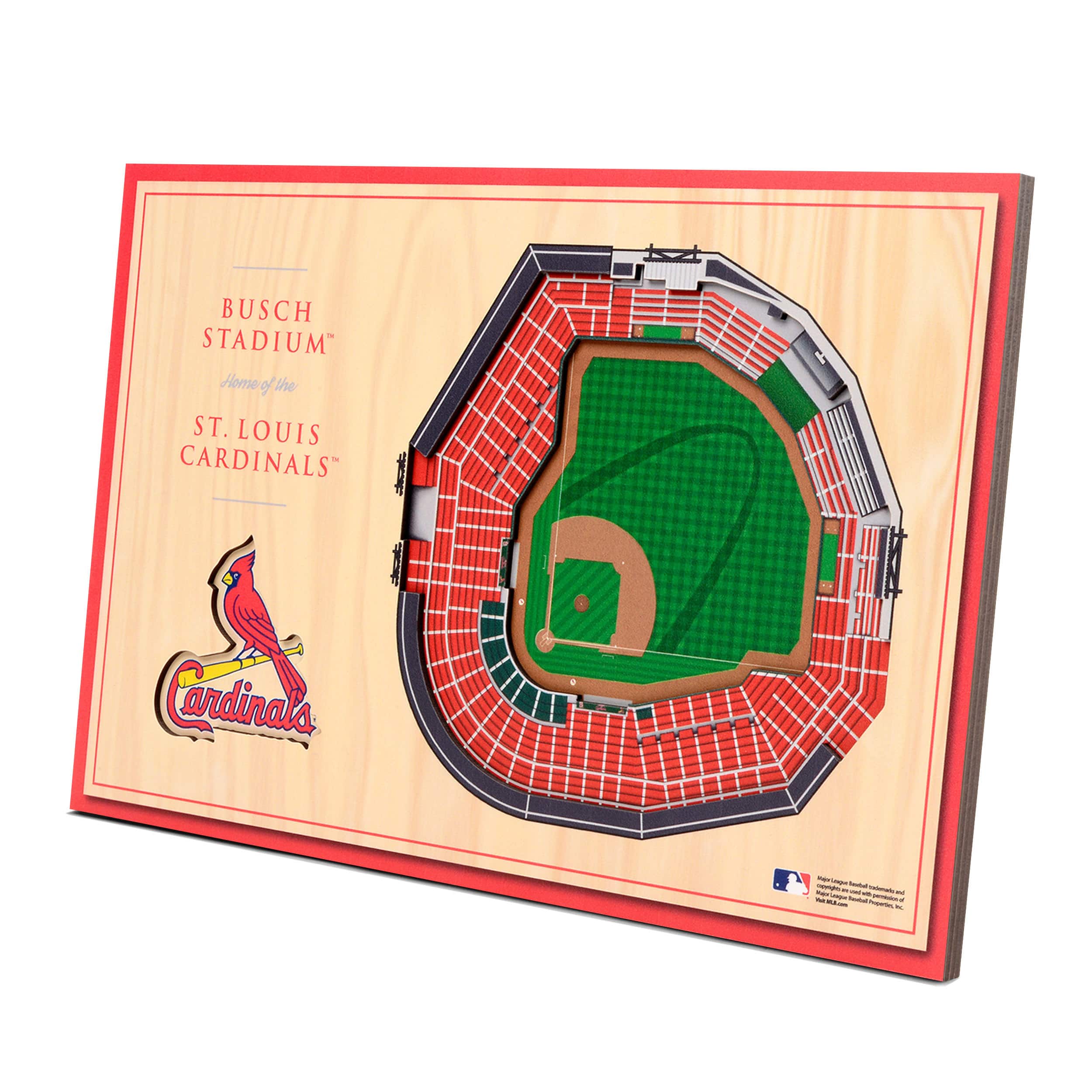 Officially Licensed MLB Logo Series Desk Pad - St. Louis Cardinals