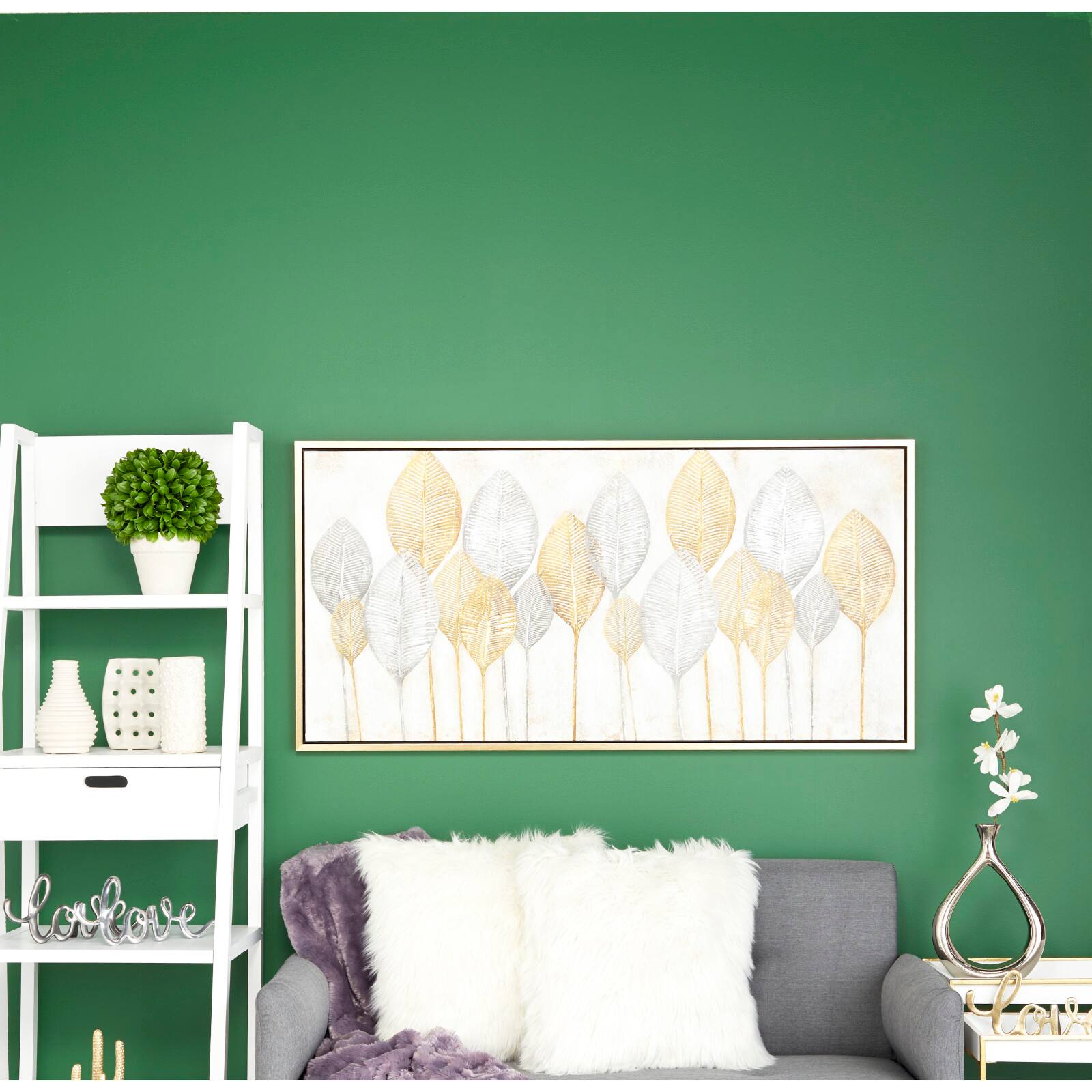 CosmoLiving by Cosmopolitan Brown Contemporary Canvas Wall Art