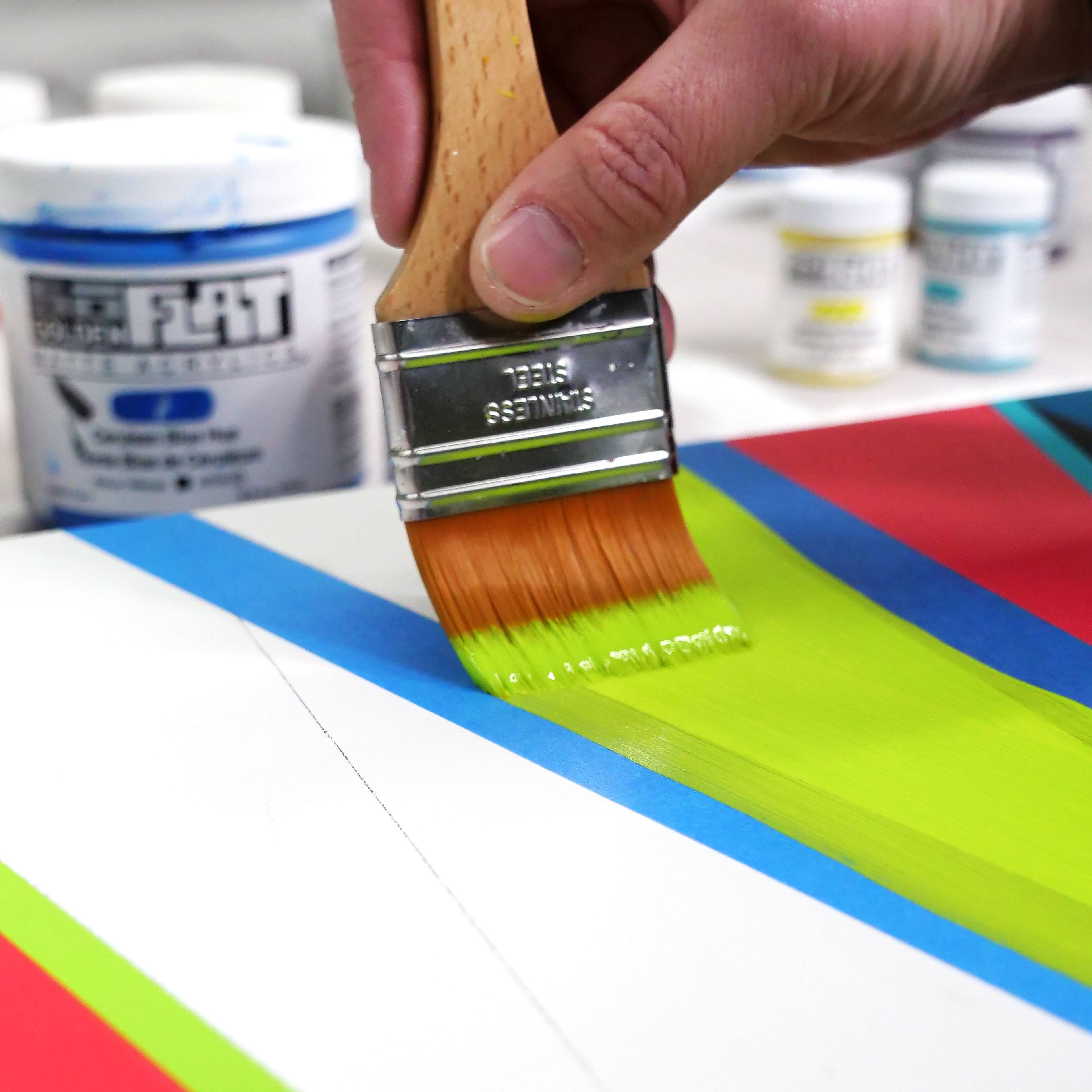Golden SoFlat Matte Acrylic Paint - Fluorescent Red, 2 Oz Jar, Non-Glossy Artist Paint