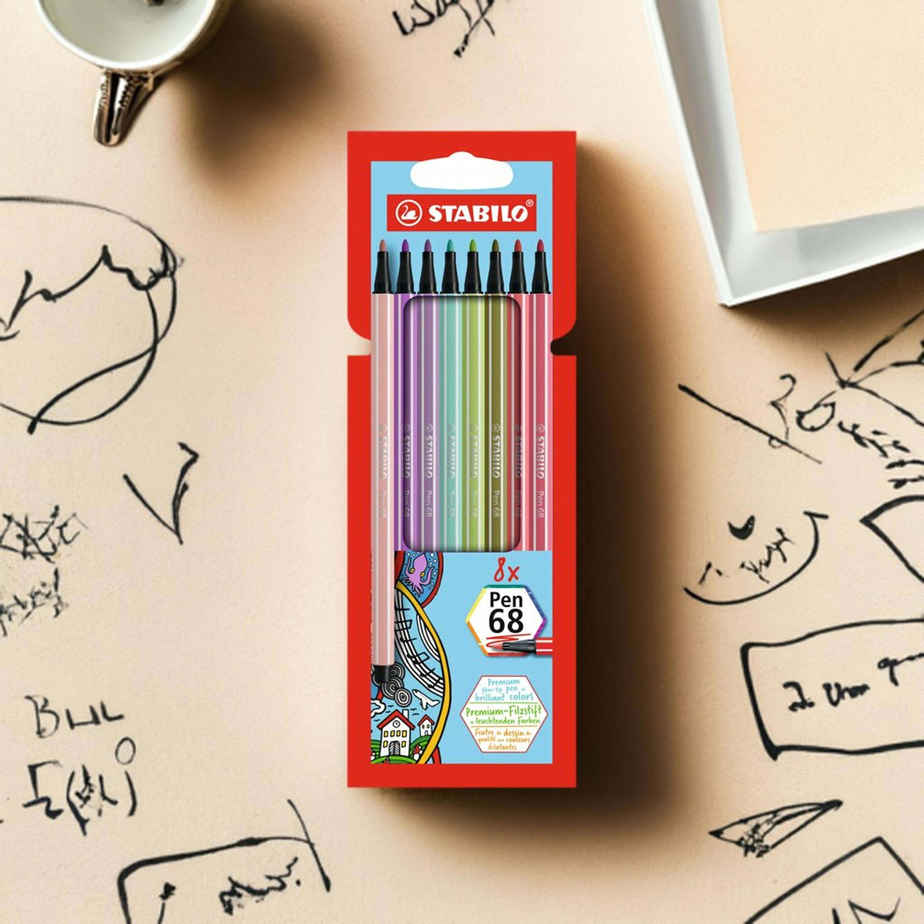 Stabilo® Pen 68 Marker Wallet Set, 8ct.