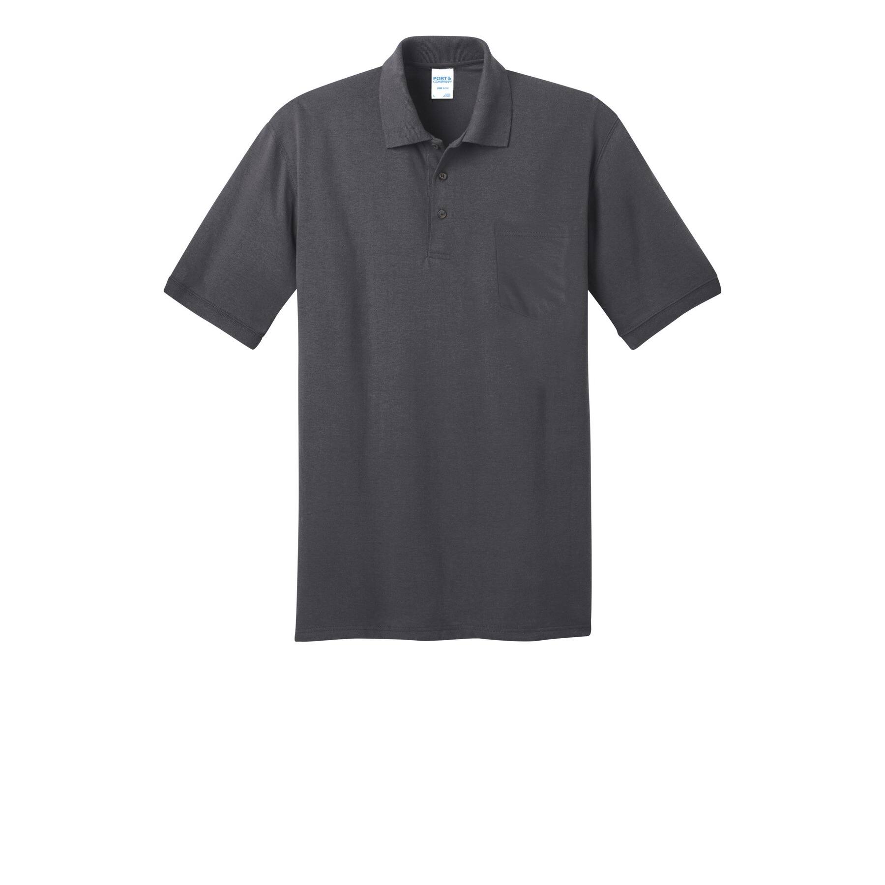 Port &#x26; Company&#xAE; Core Blend Jersey Knit Adult Pocket Polo