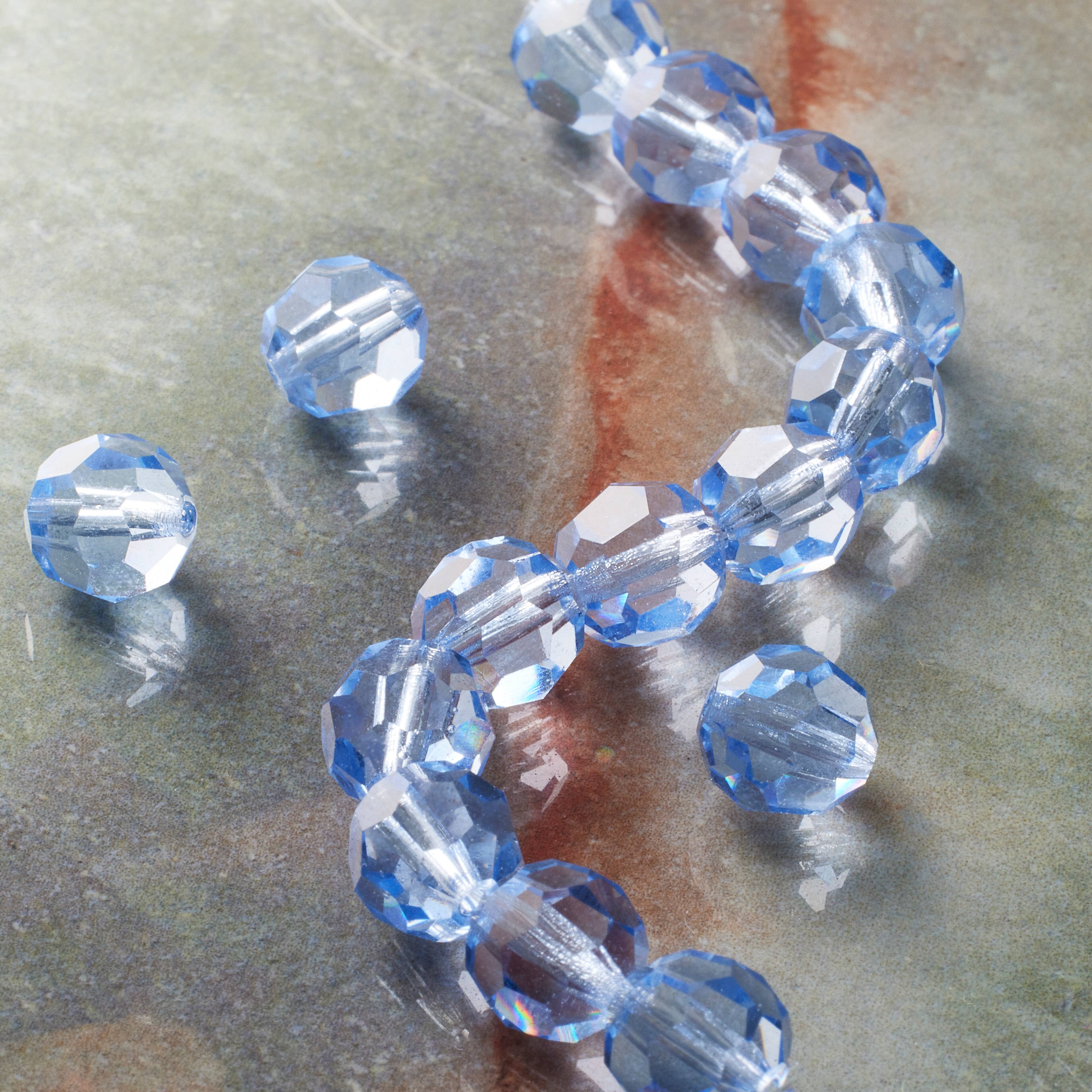 6 Pack: Preciosa Glass Crystal Round Beads, 8mm by Bead Landing™