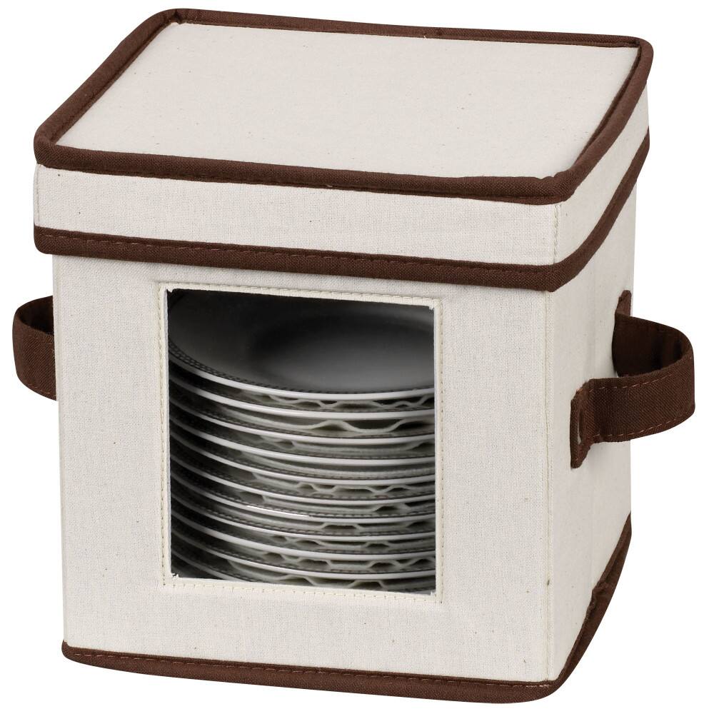 Household Essentials Plate Storage Box