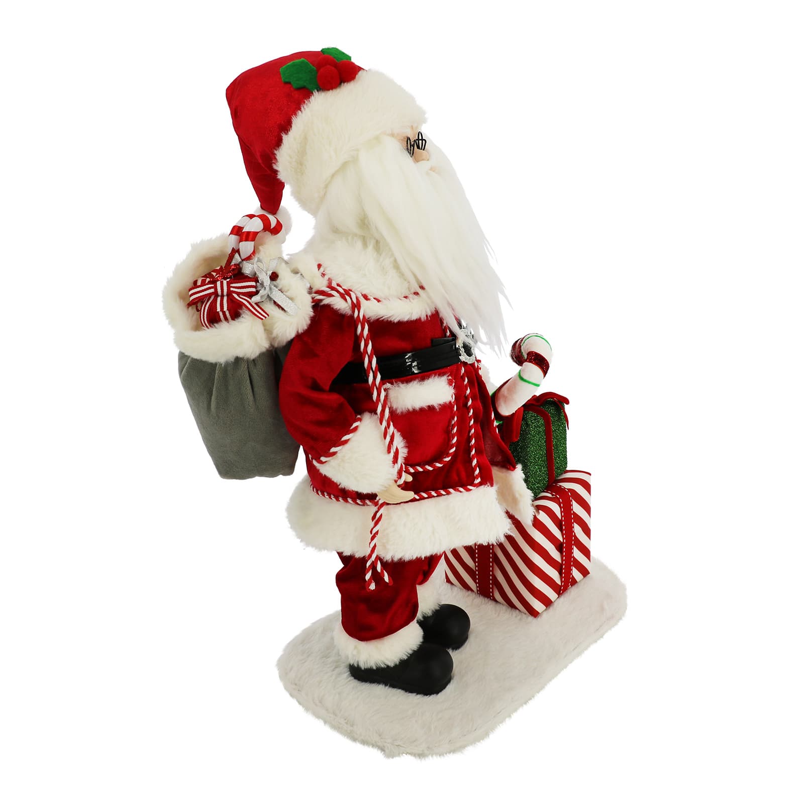21&#x22; Santa with Gifts &#x26; Candy Tabletop D&#xE9;cor by Ashland&#xAE;