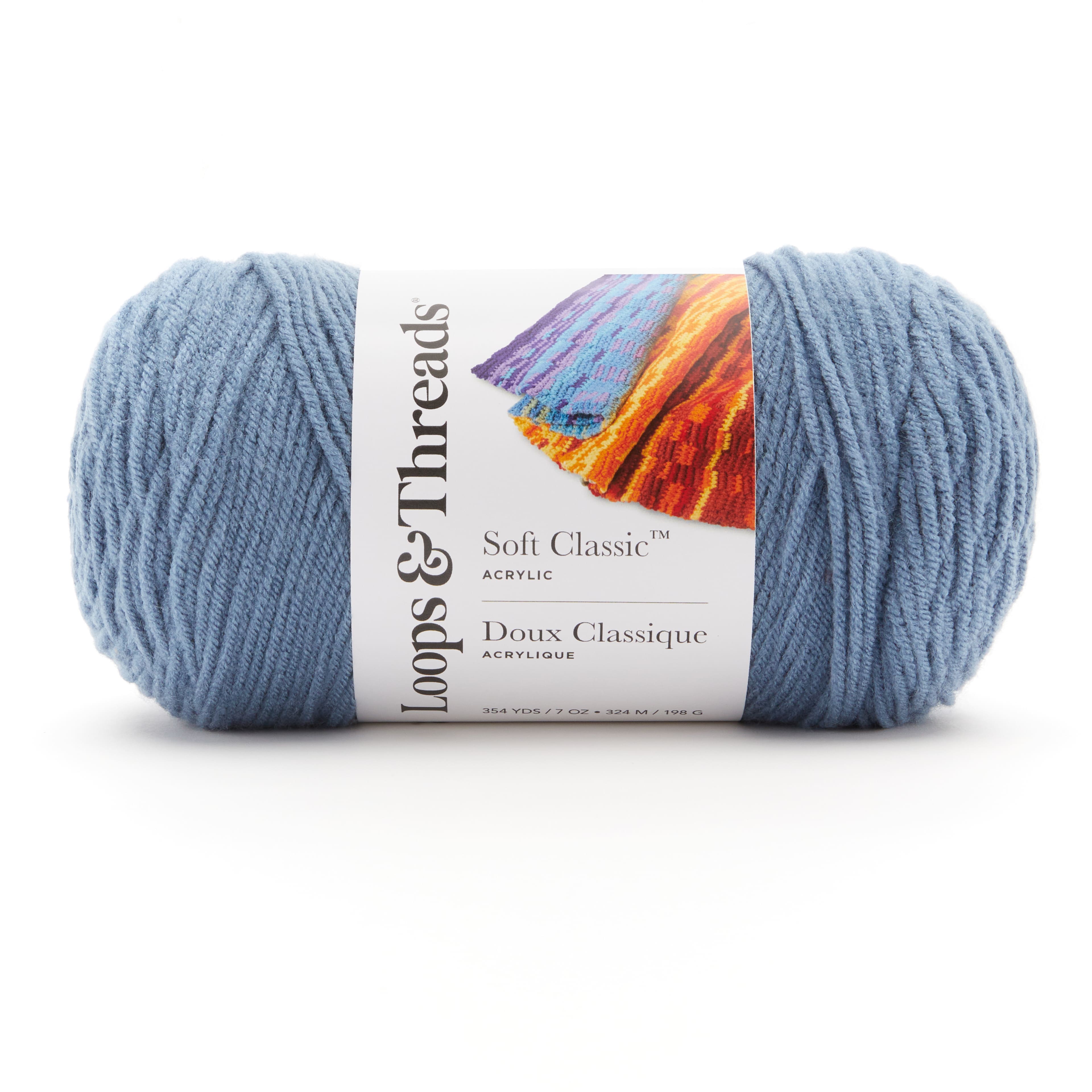 12 Pack: Soft Classic&#x2122; Solid Yarn by Loops &#x26; Threads&#xAE;