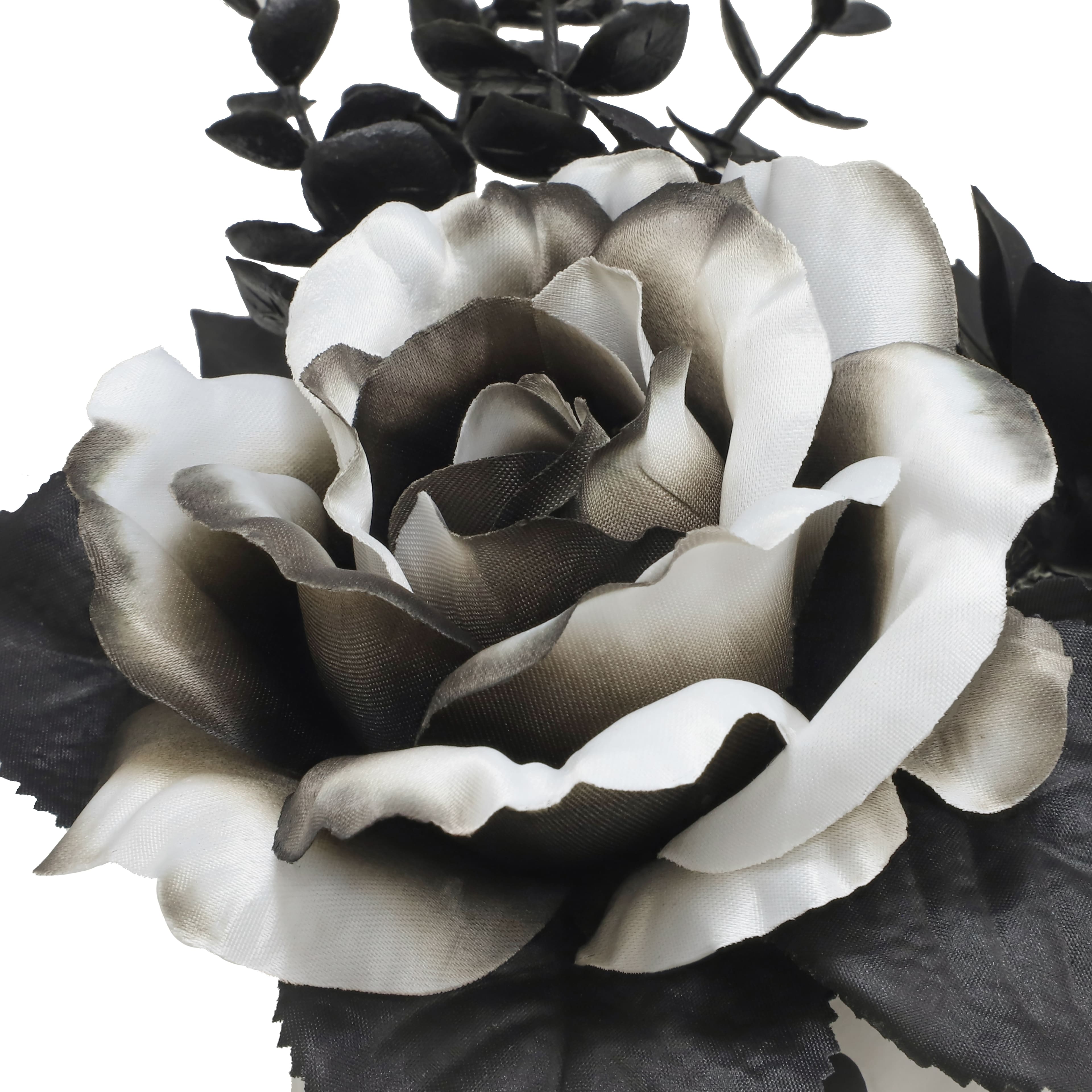 6.5&#x22; Potted Rose &#x26; Succulent in Ghost by Ashland&#xAE;