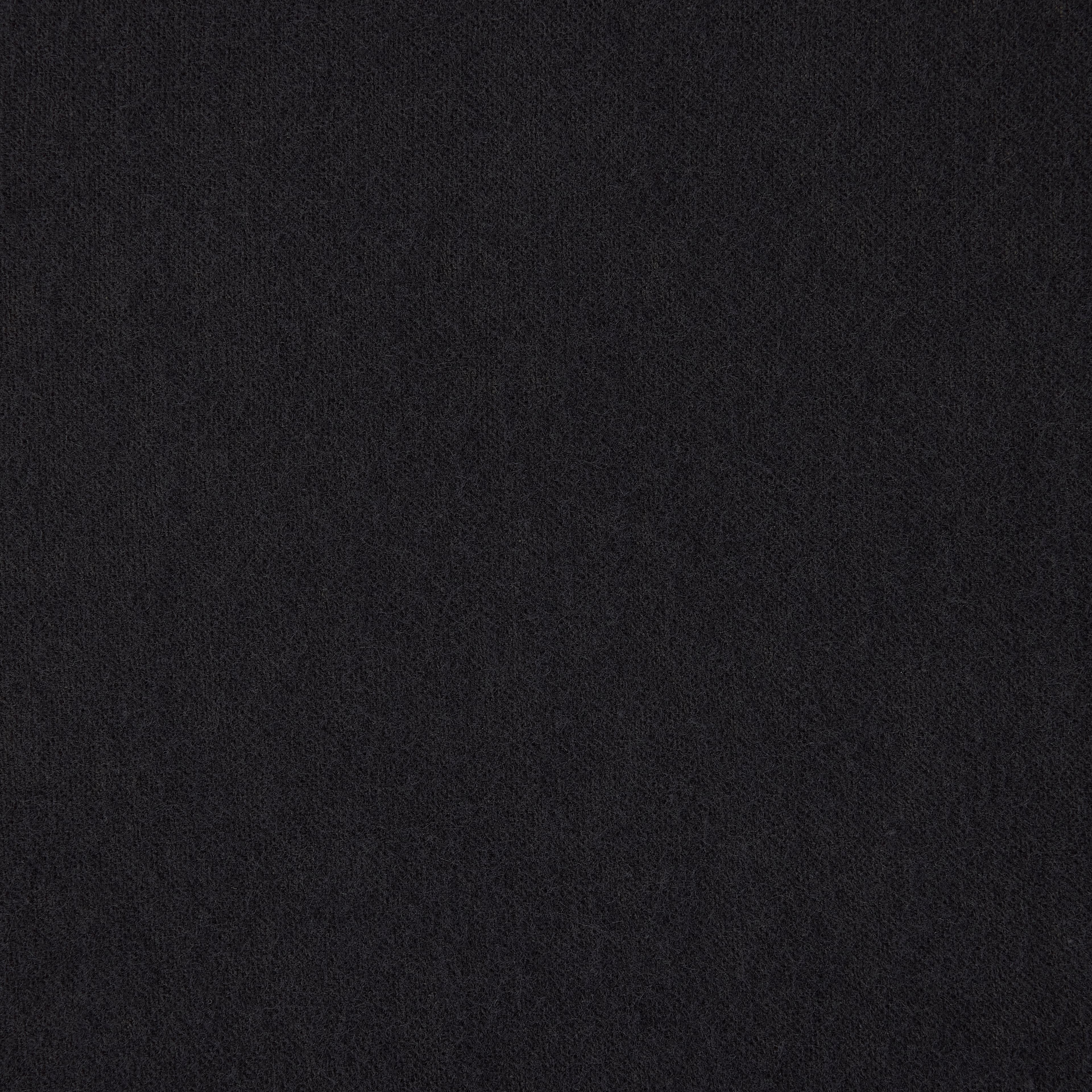Black Solid Cotton Flannel