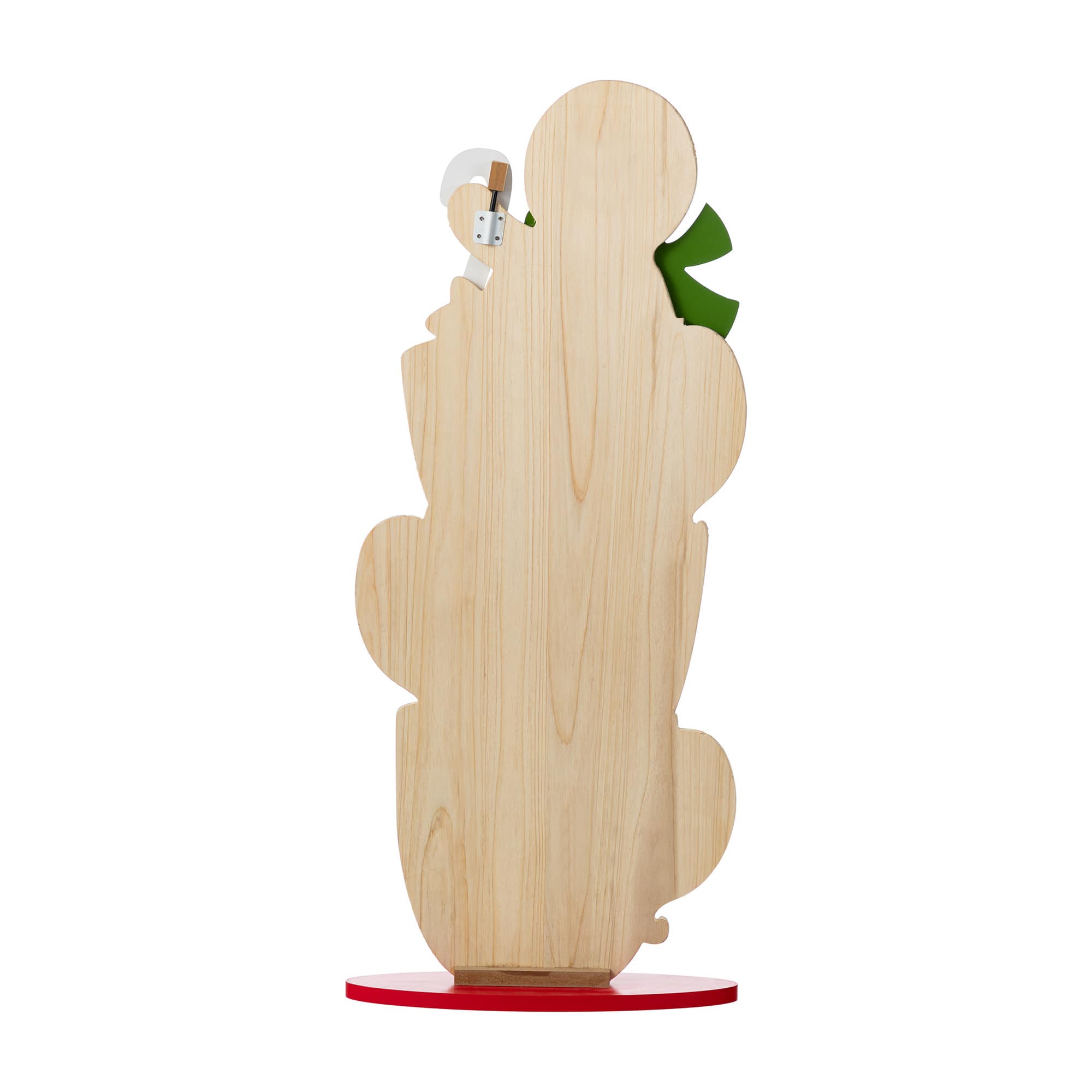 Glitzhome&#xAE; 34.5&#x22; Wooden Christmas Gingerbread Man on Coffee Cup Porch Decor