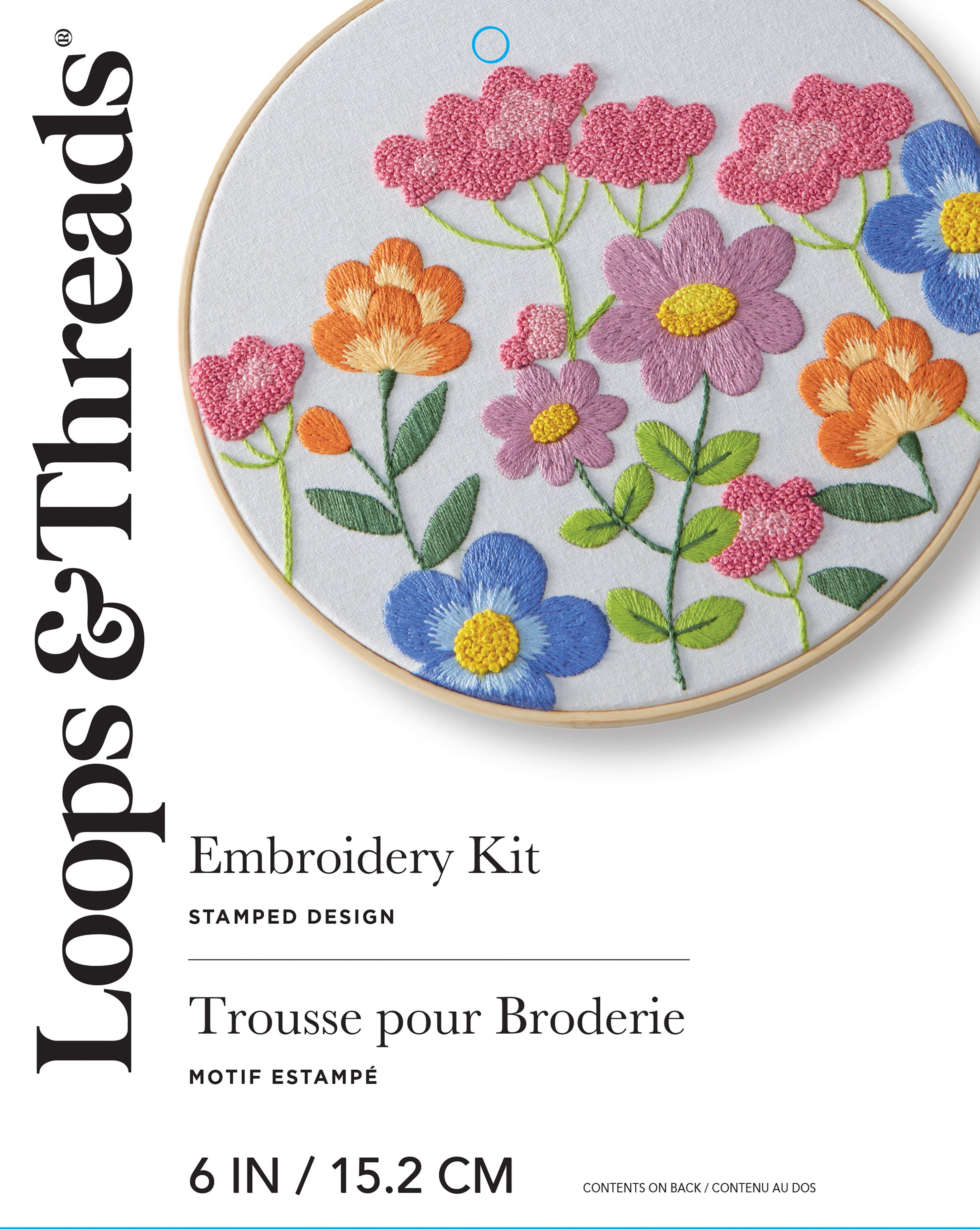 6&#x22; Garden Fresh Embroidery Kit by Loops &#x26; Threads&#xAE;