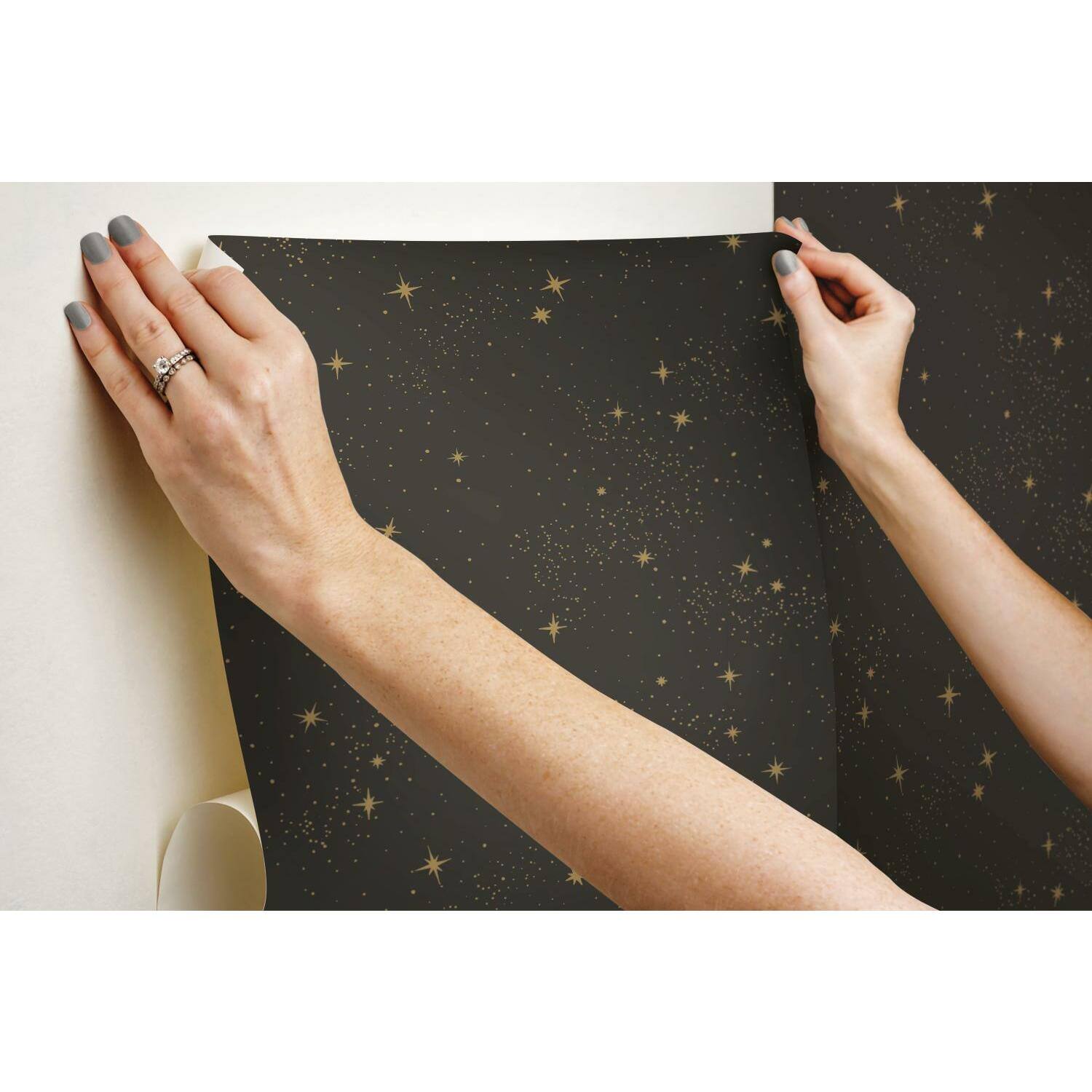 RoomMates Upon a Star Peel & Stick Wallpaper
