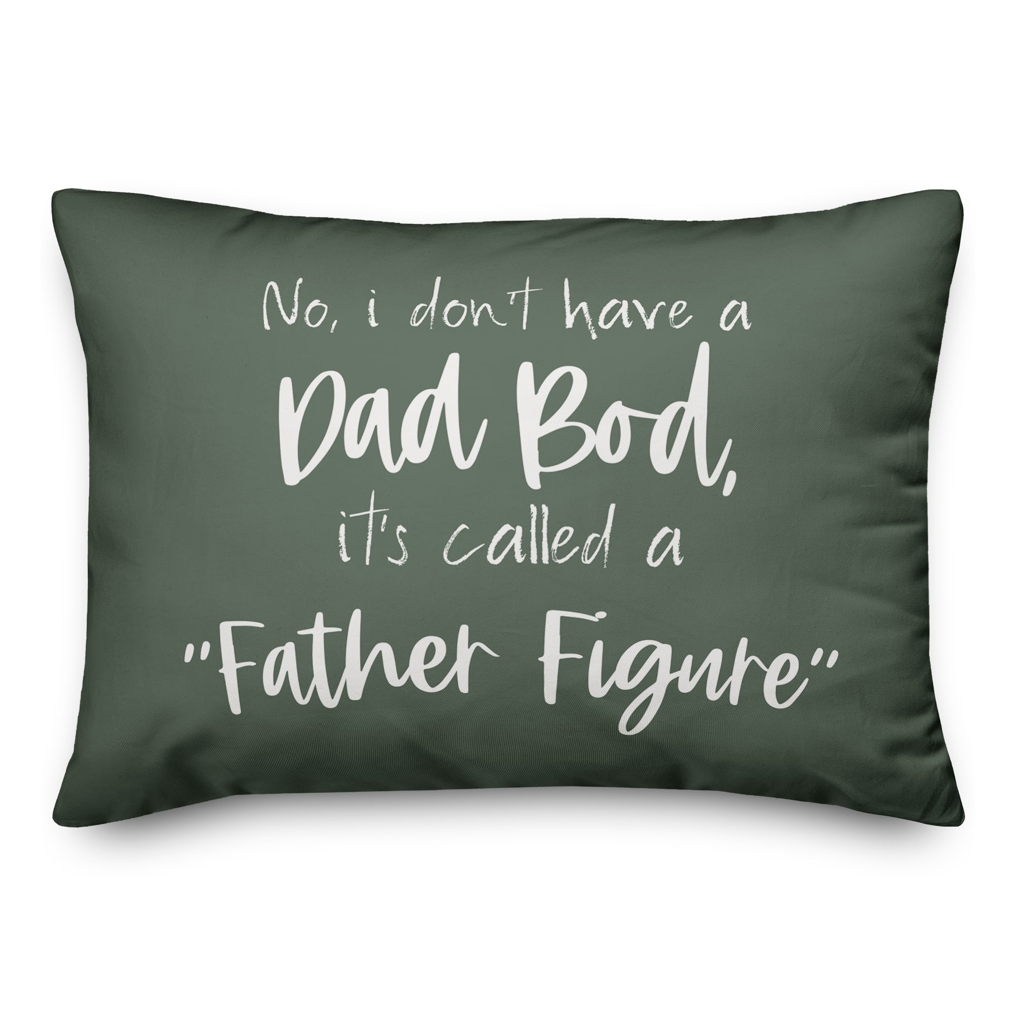 Dad Bod Father Figure Indoor &#x26; Outdoor Pillow