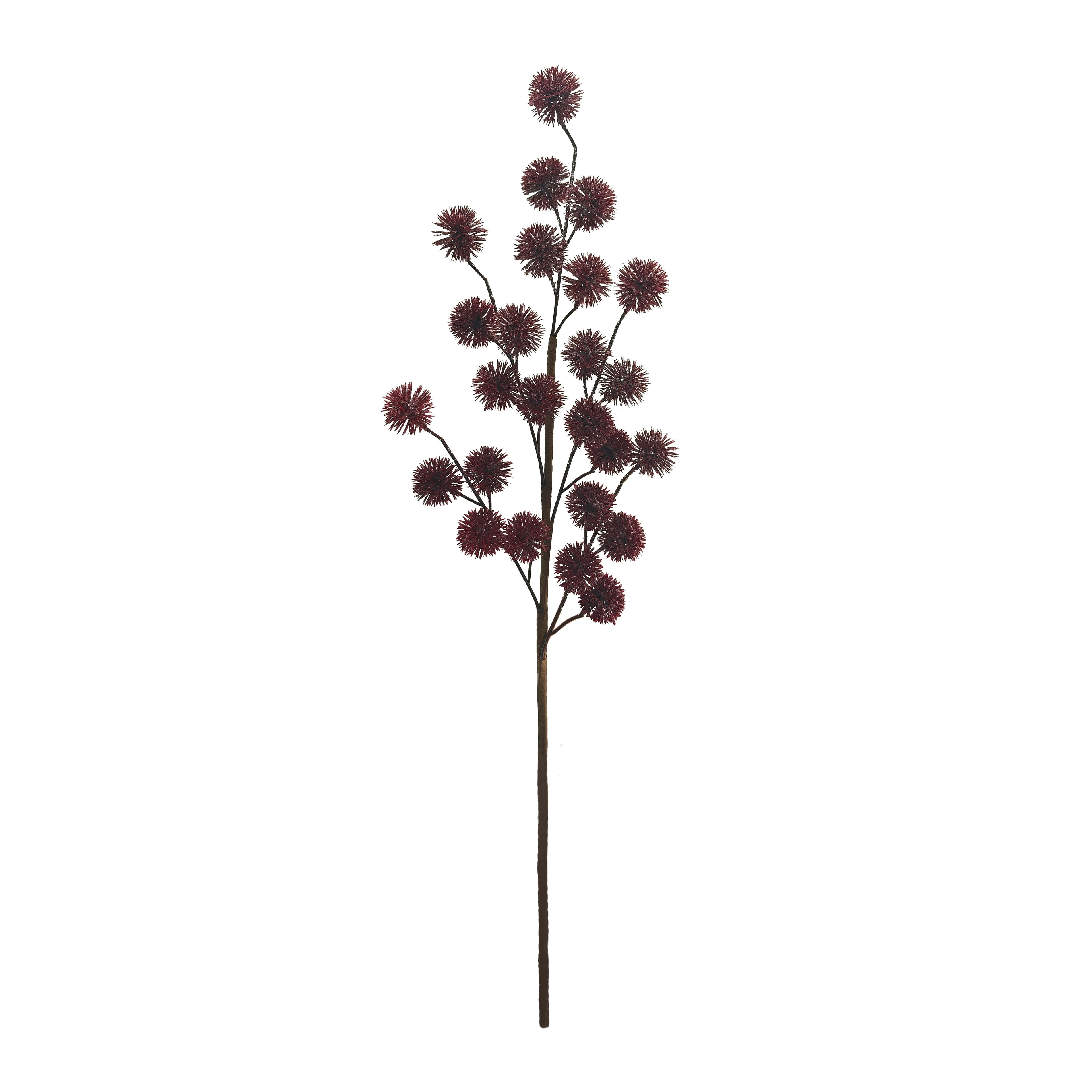 30&#x22; Burgundy Glitter Thistle Stem by Ashland&#xAE;