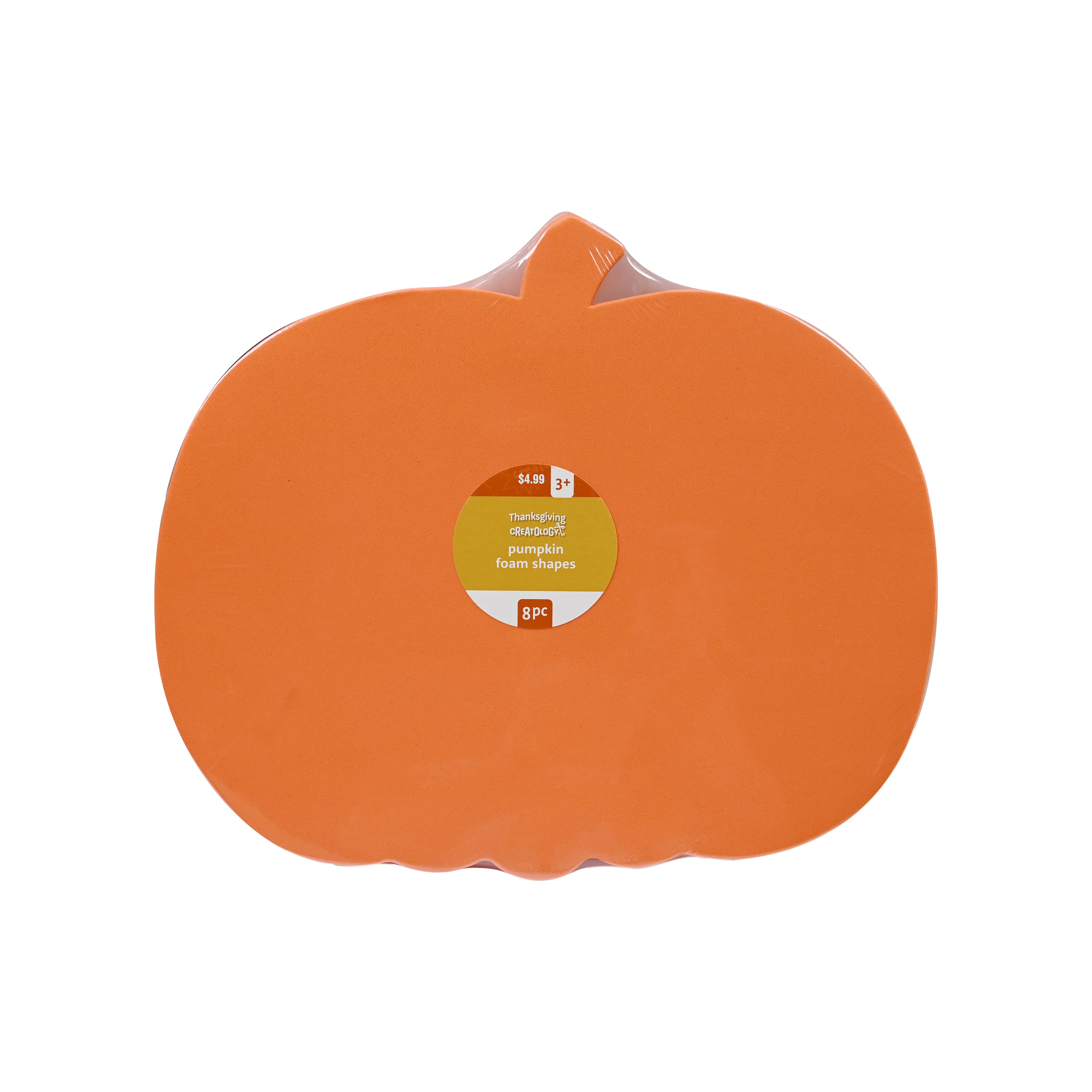 Pumpkin Foam Shapes, 8ct. by Creatology™