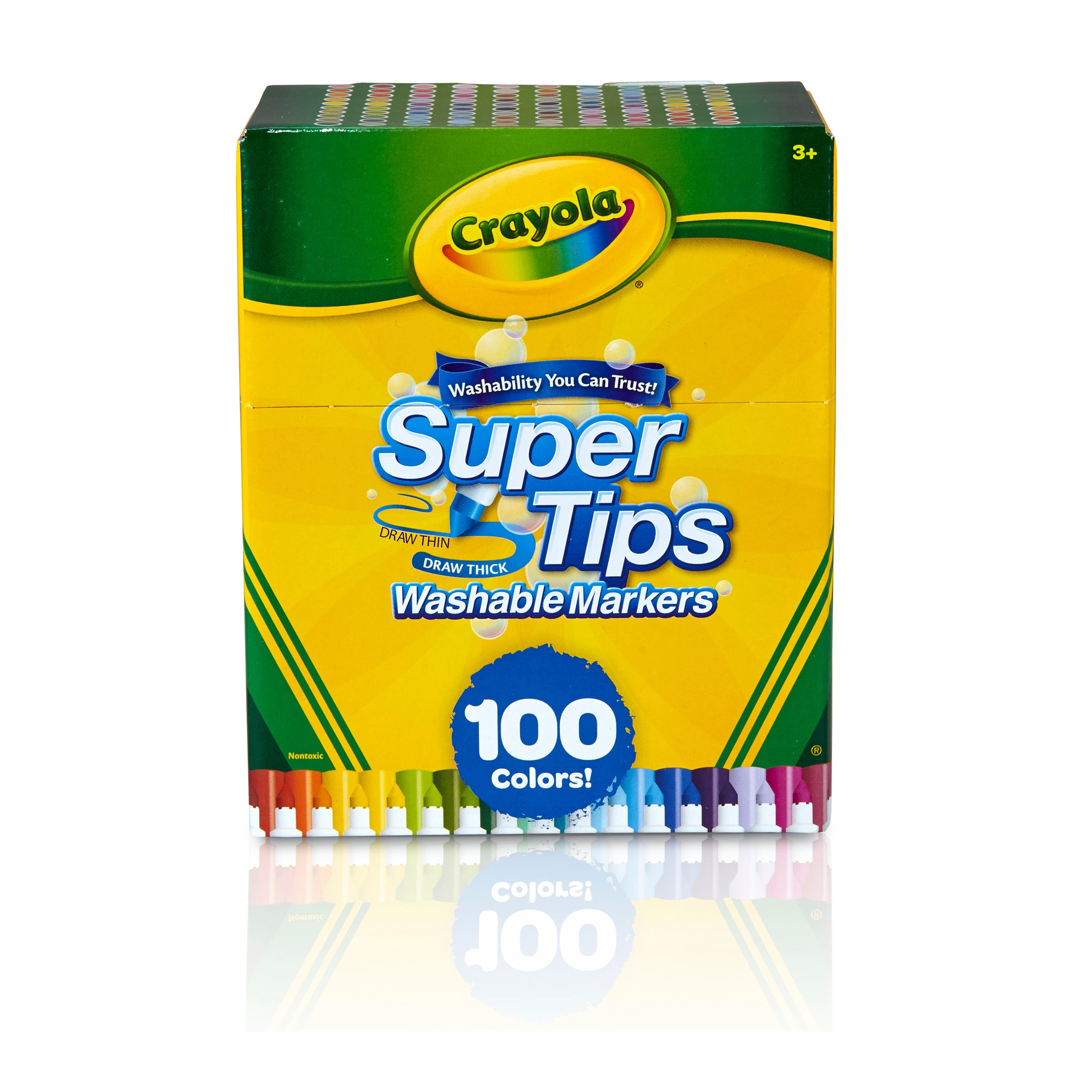 Crayola&#xAE; Super Tips 100 Color Washable Markers