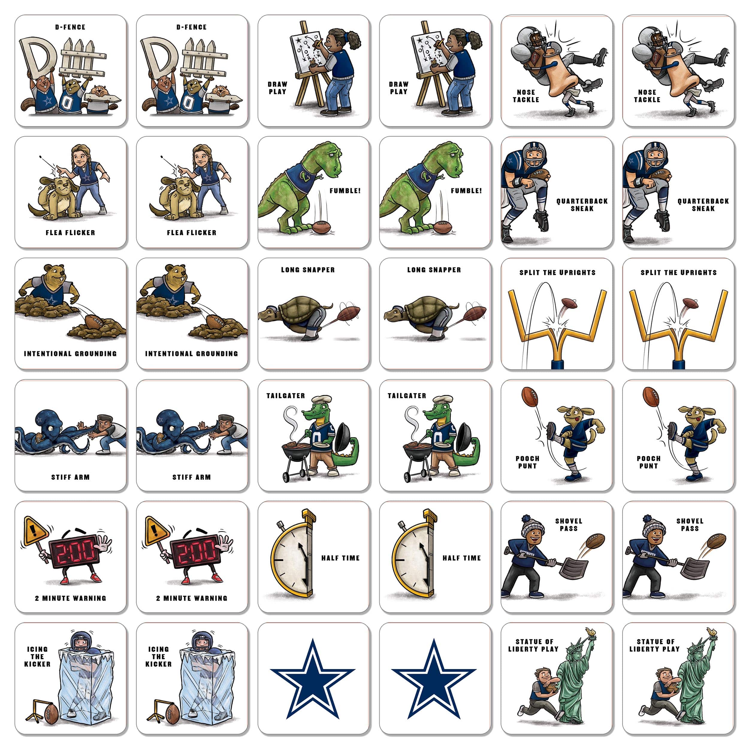 NFL Memory Match Game