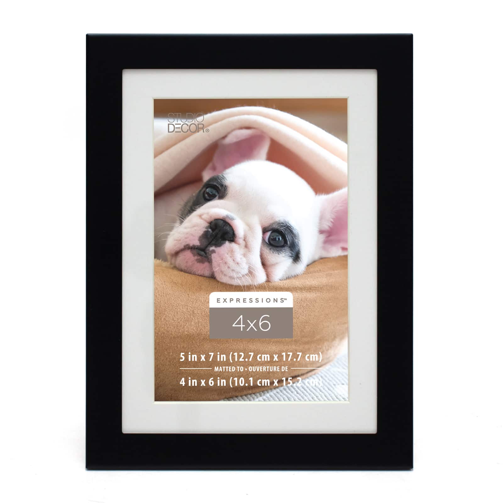 12 Pack: Black Aluminum Frame with Mat, Expressions™ by Studio Décor®