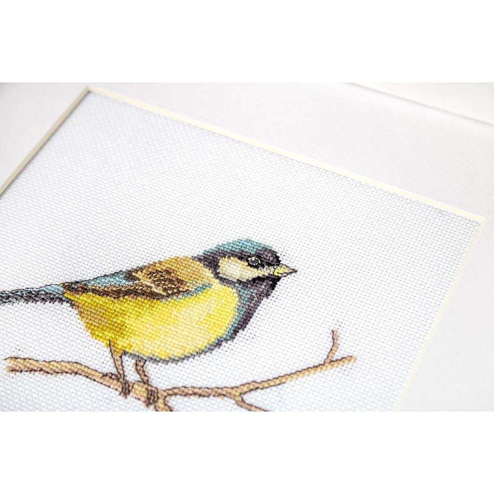 Luca-s Great Tit Counted Cross Stitch Kit