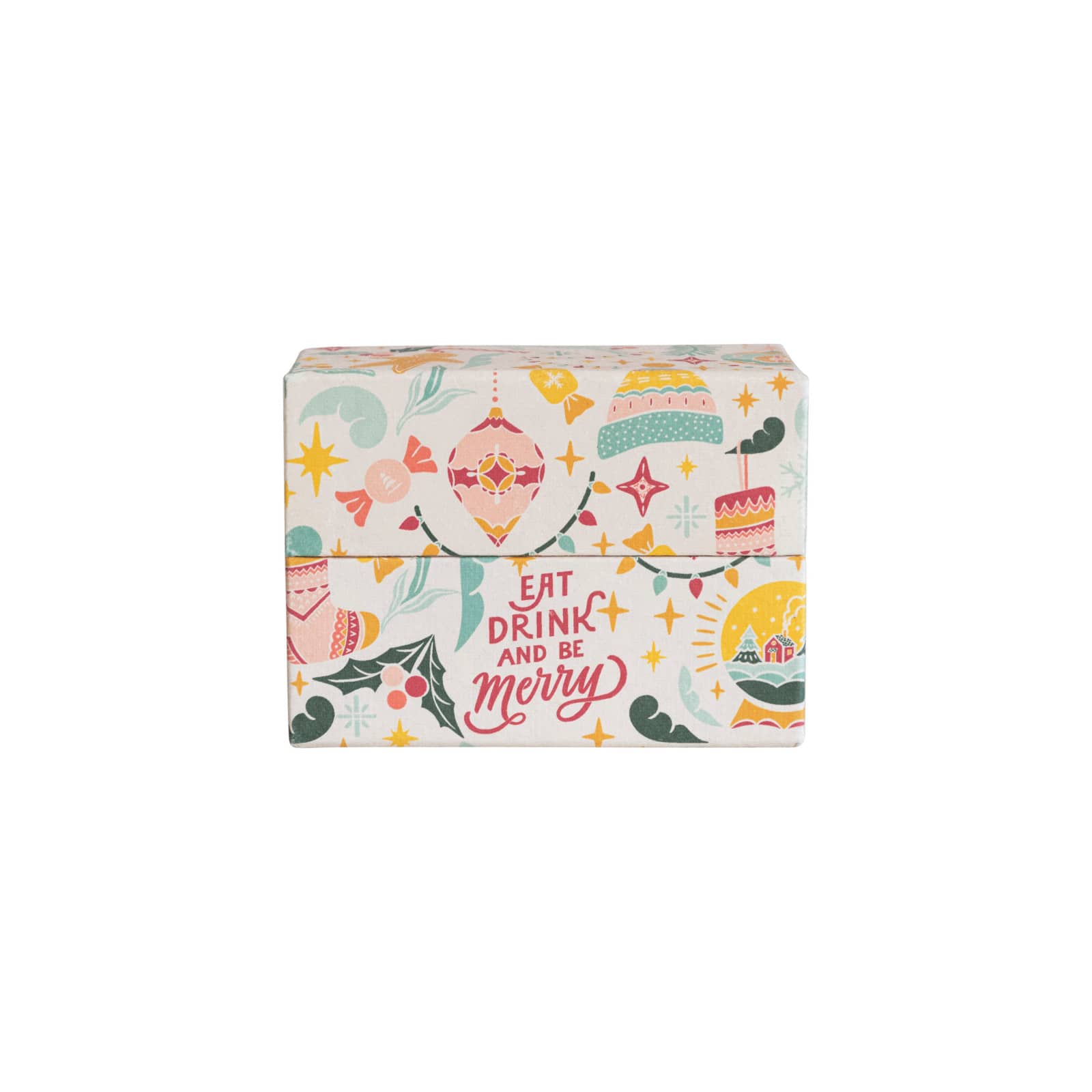 Hello Honey&#xAE; Handmade Recycled Paper Recipe Box with 36 Recipe Cards