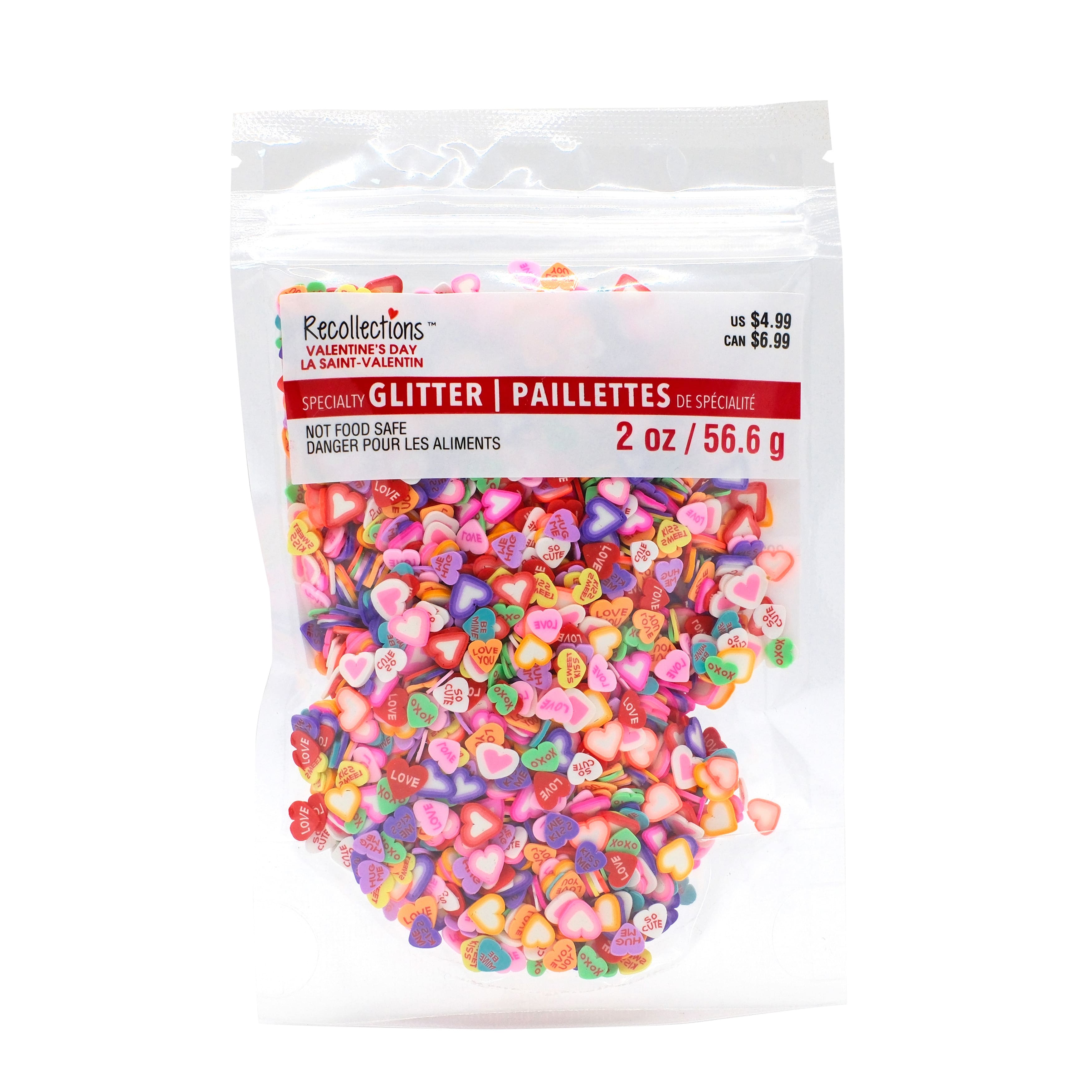 2oz. Heart Mix Specialty Glitter by Recollections&#x2122;