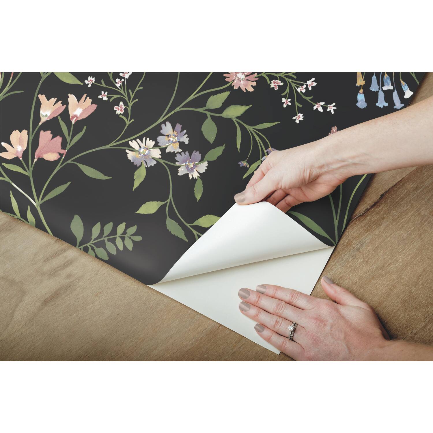 RoomMates Meadow Mix Peel &#x26; Stick Wallpaper
