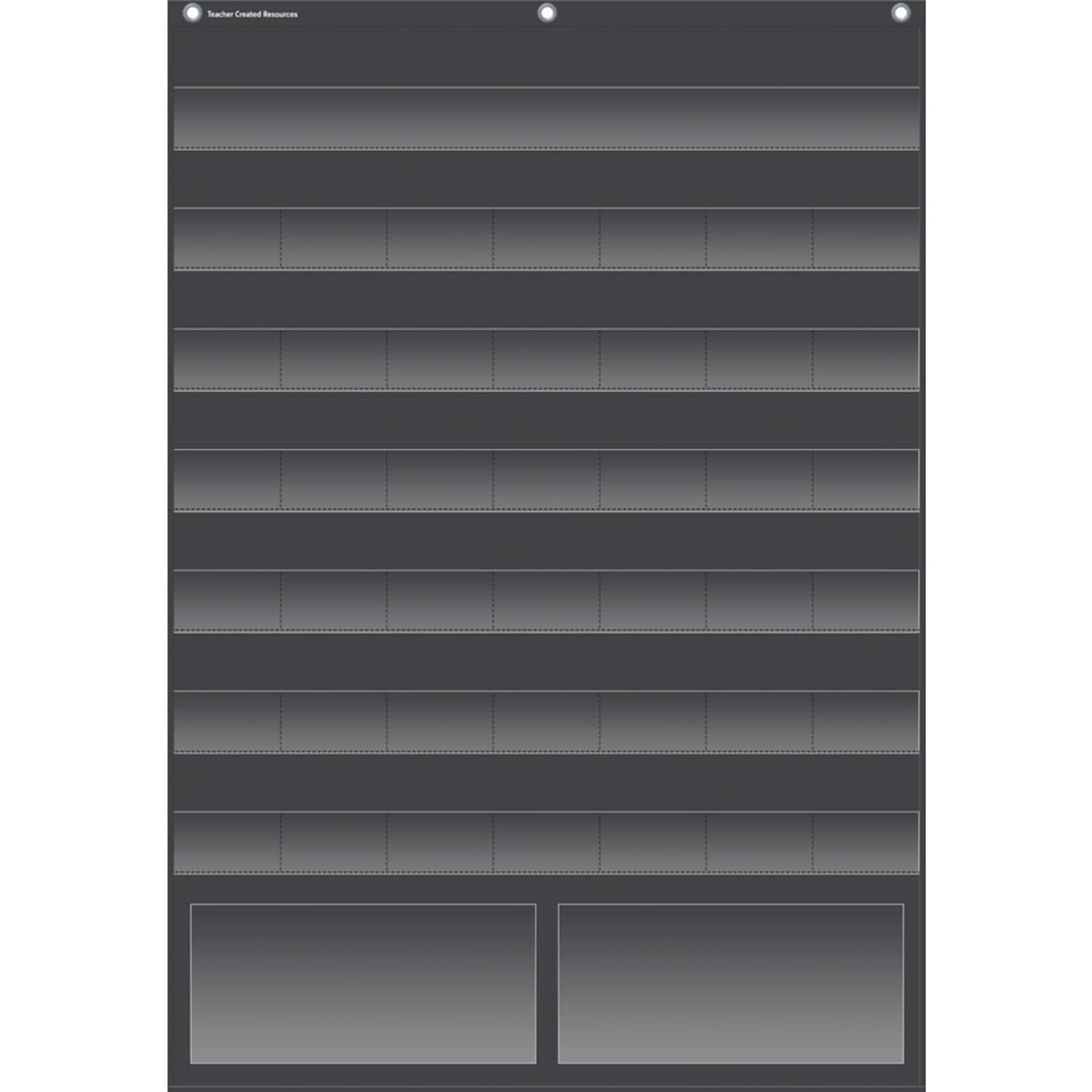 Teacher Created Resources Black Calendar Pocket Chart