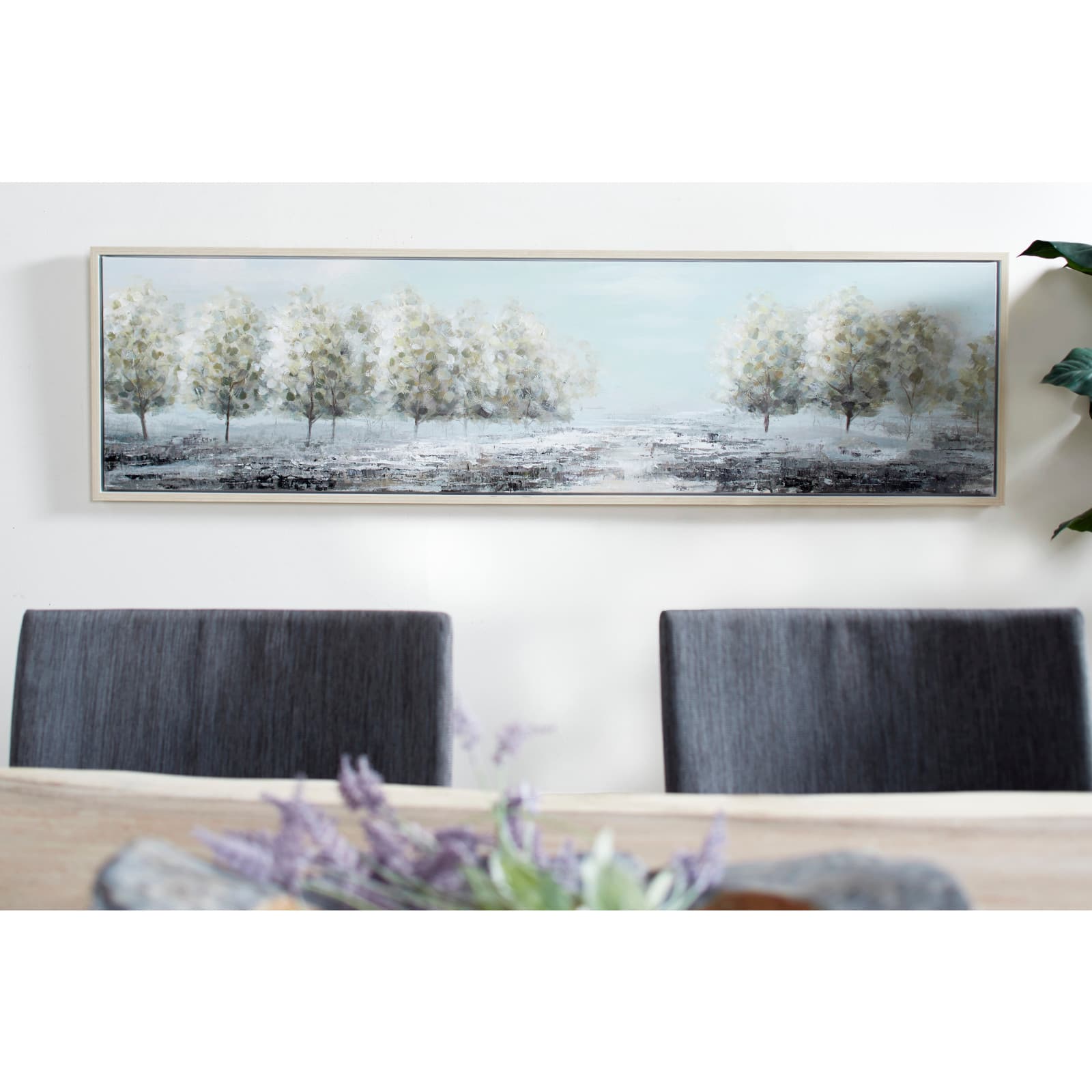Green Traditional Landscape Canvas Wall Art, 20&#x22; x 71&#x22;