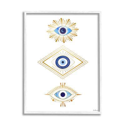 Stupell Industries Eye Of Providence Abstract Deco Arrangement Vivid ...