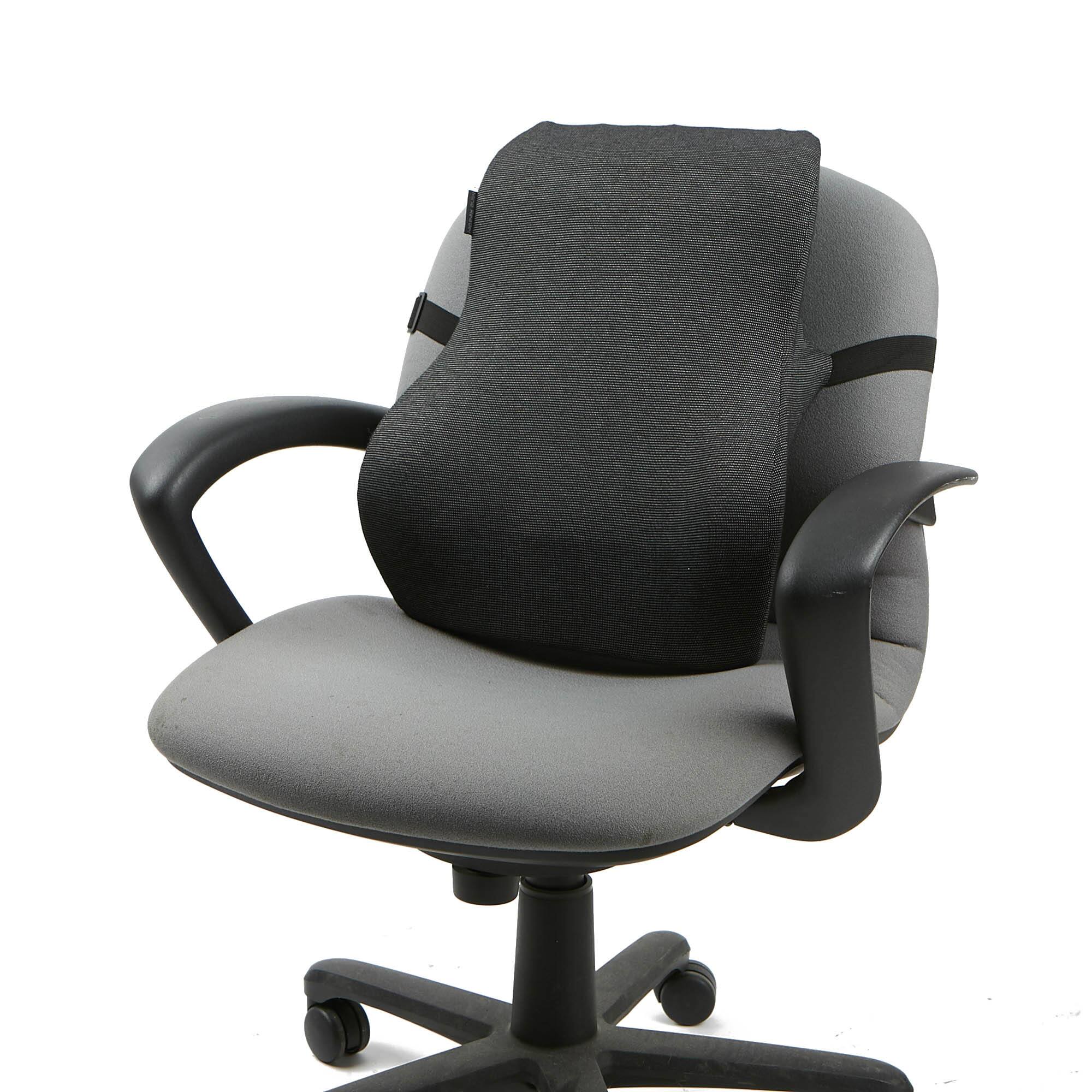 Mind Reader Black Vertical Posture Corrector Back Rest